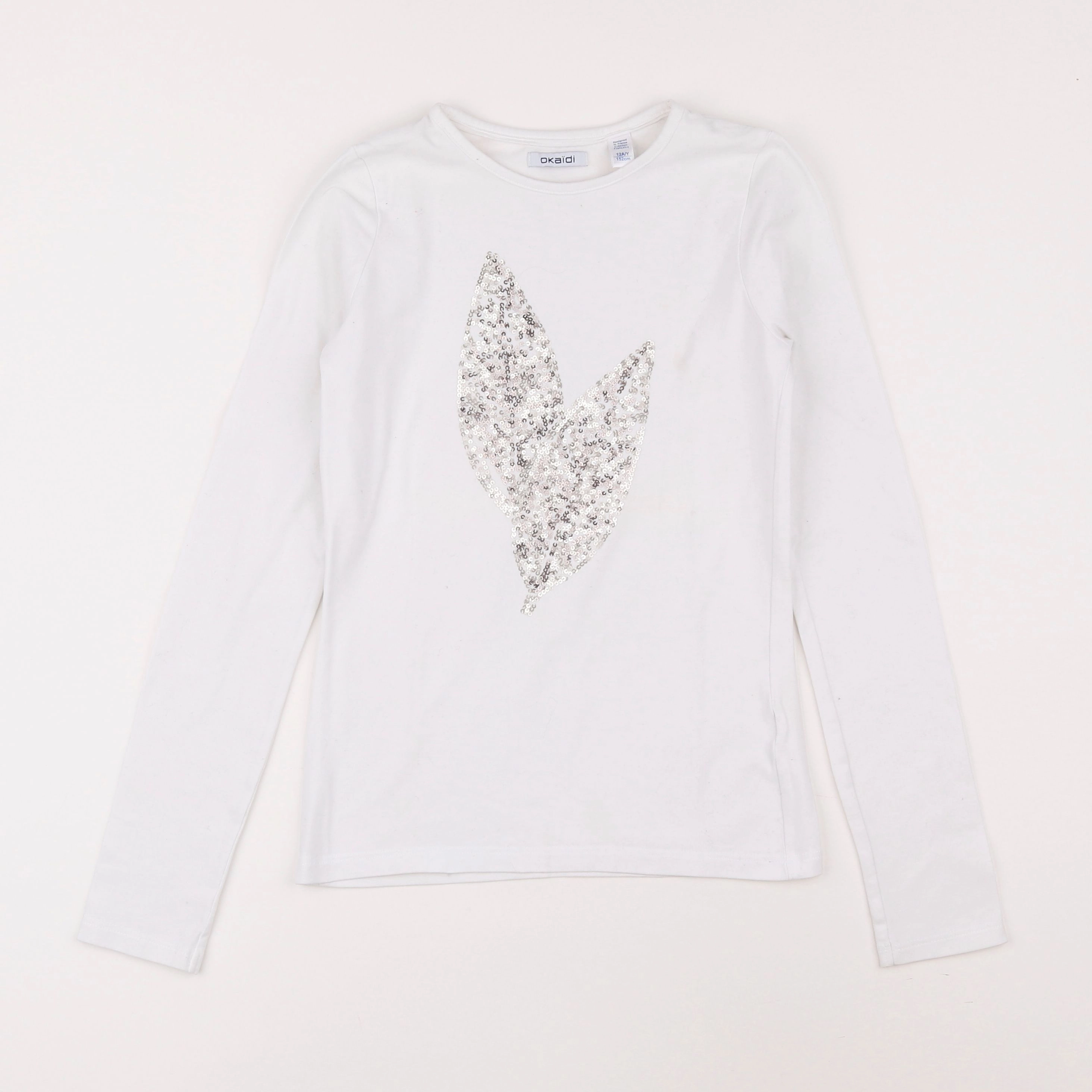 Okaidi - tee-shirt blanc - 12 ans