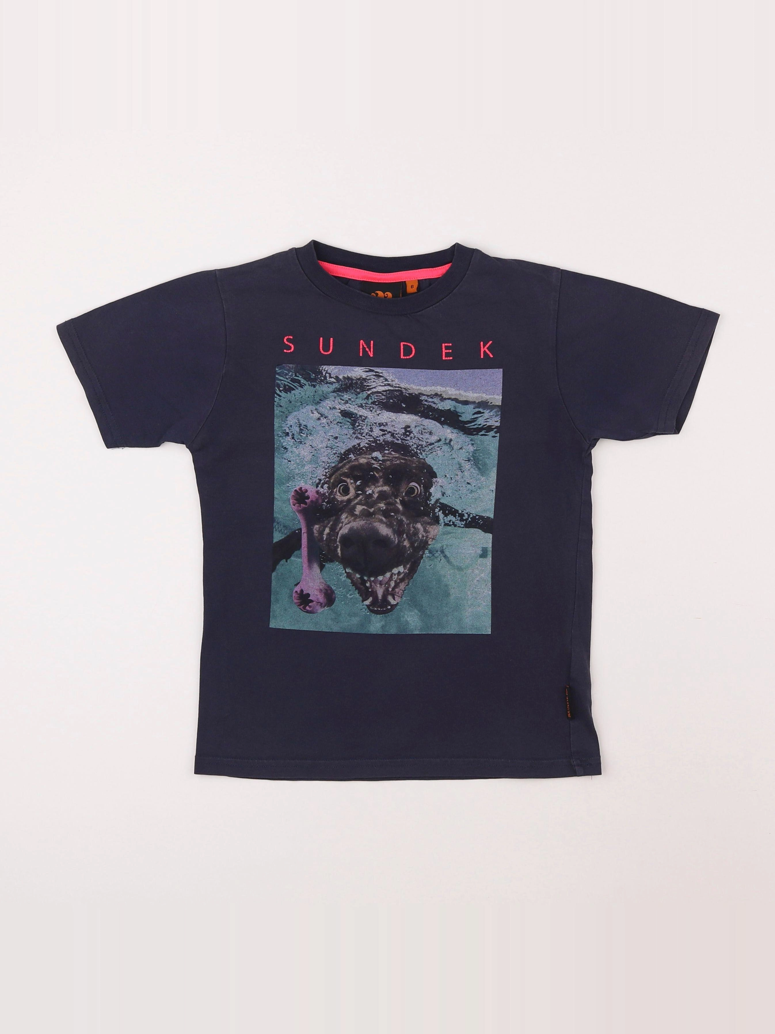 Sundek - tee-shirt bleu - 6 ans