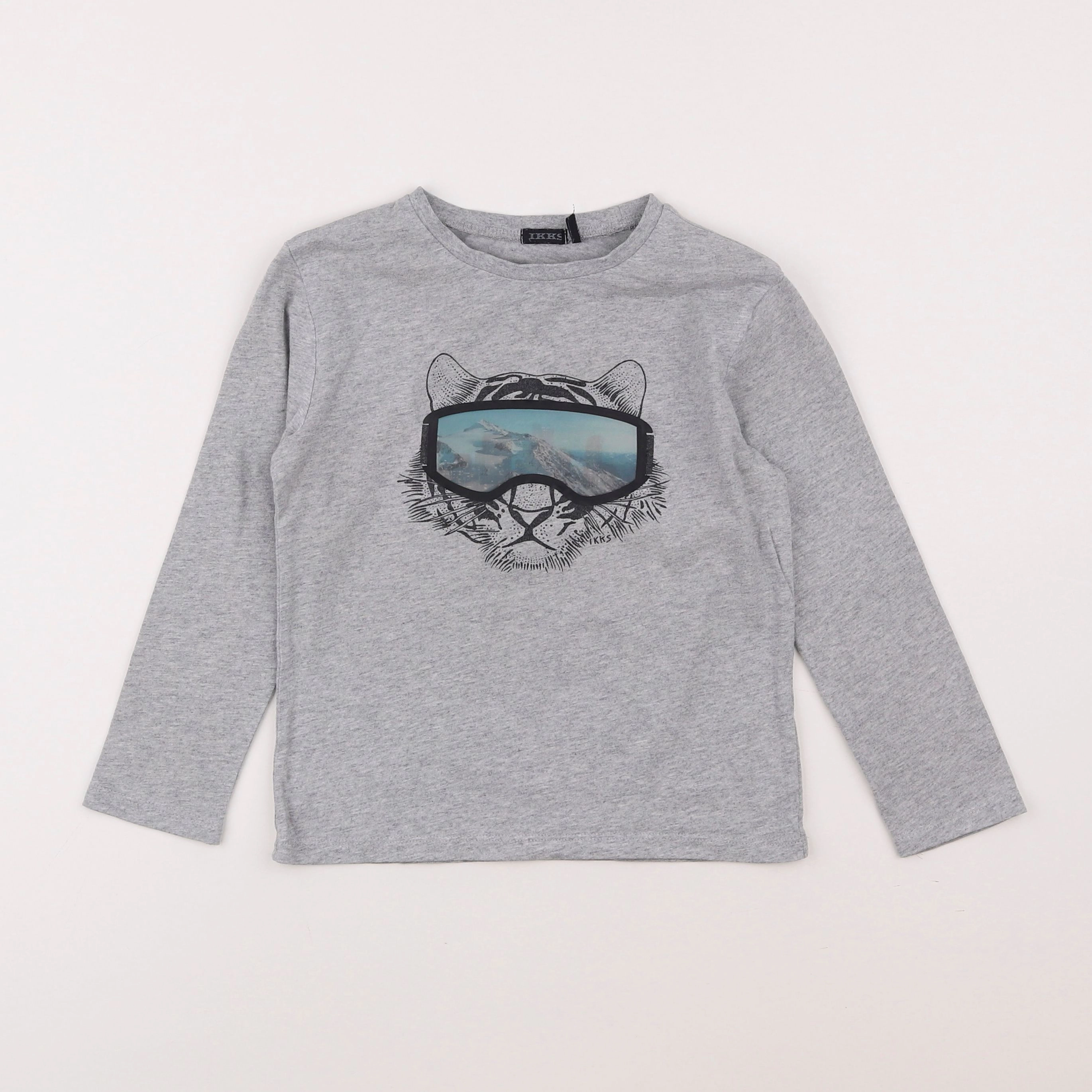 IKKS - tee-shirt gris - 6 ans