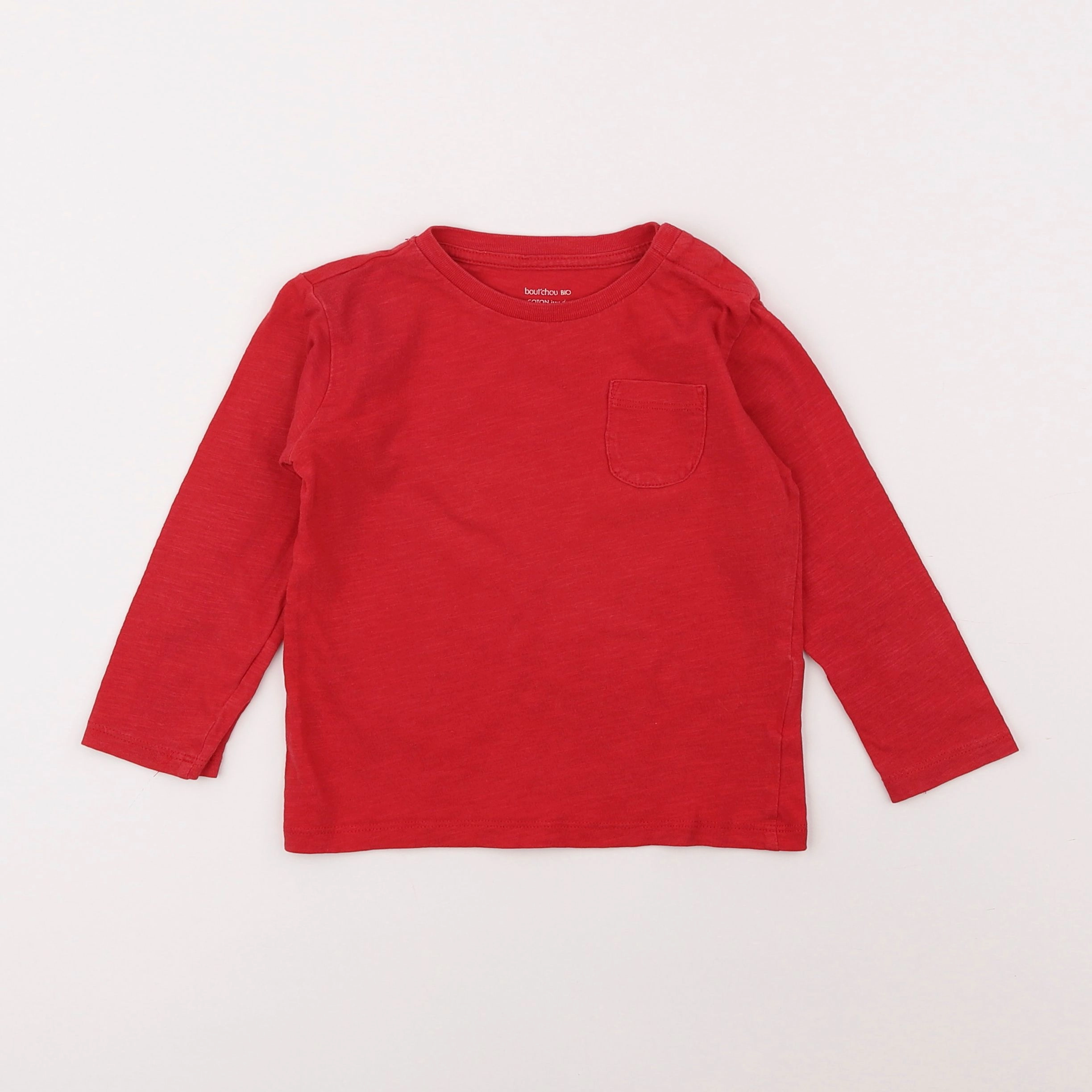 Boutchou - tee-shirt rouge - 2 ans