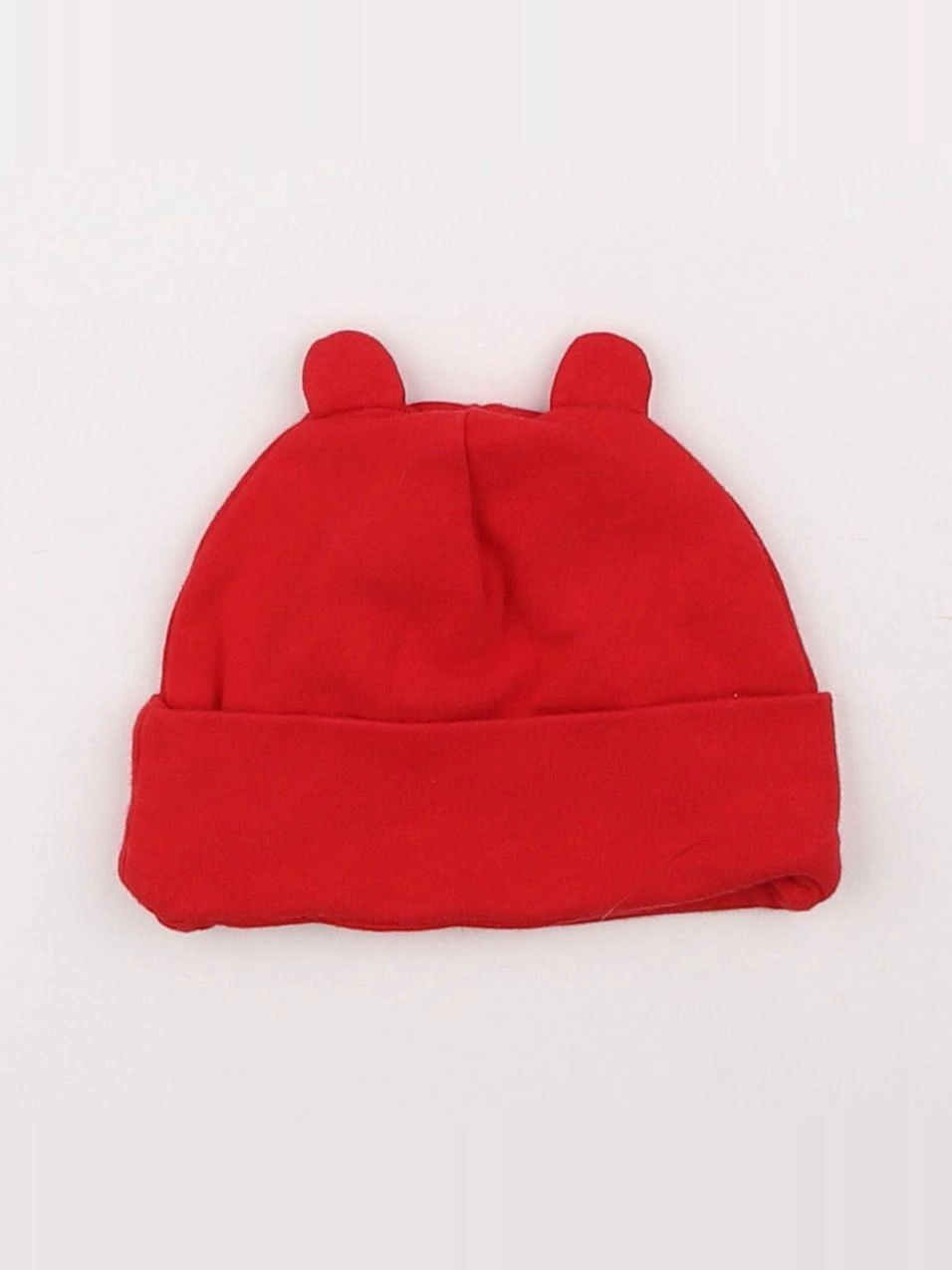 Vertbaudet - bonnet rouge - 12/18 mois