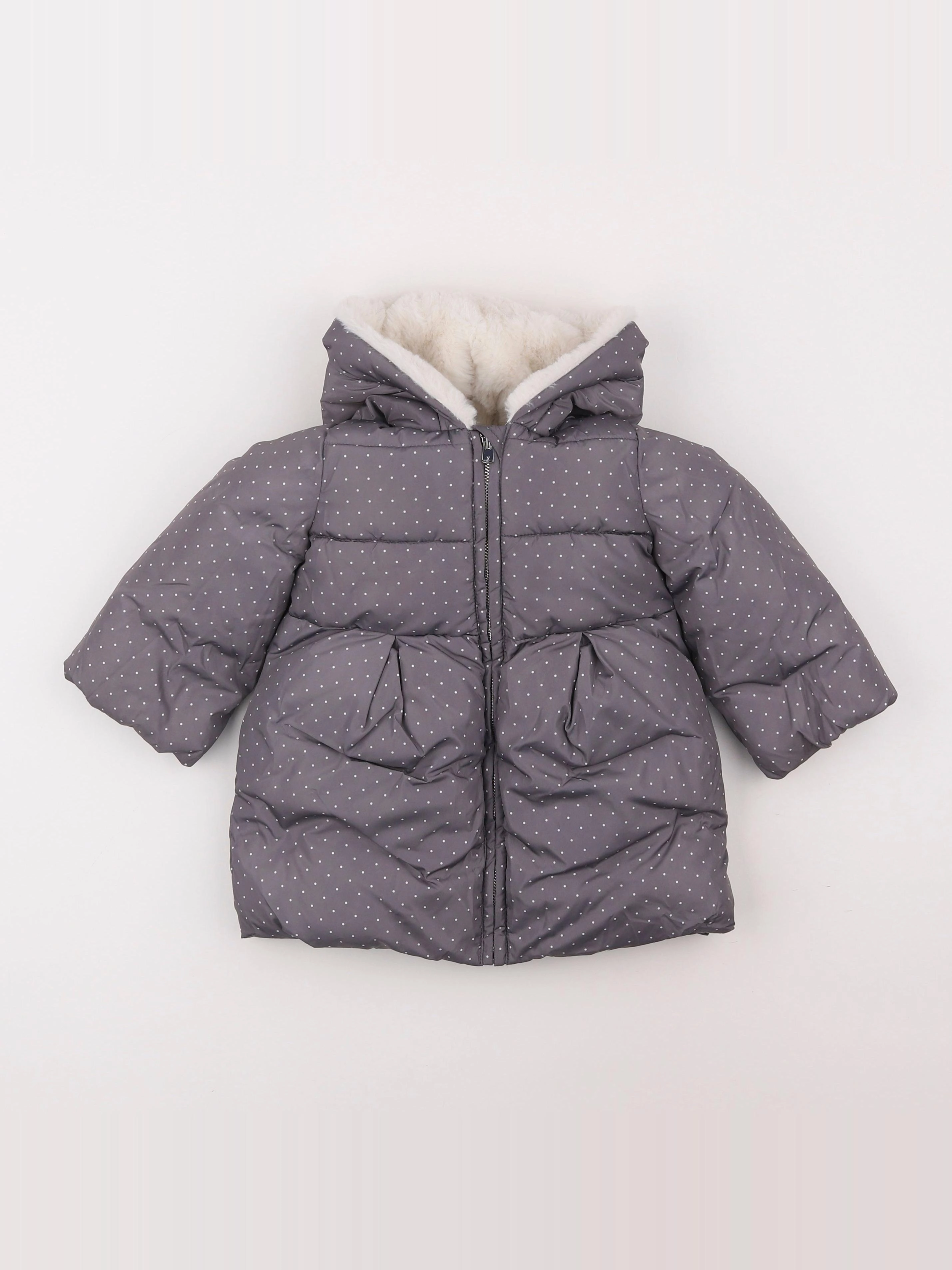 Jacadi - doudoune gris - 2 ans