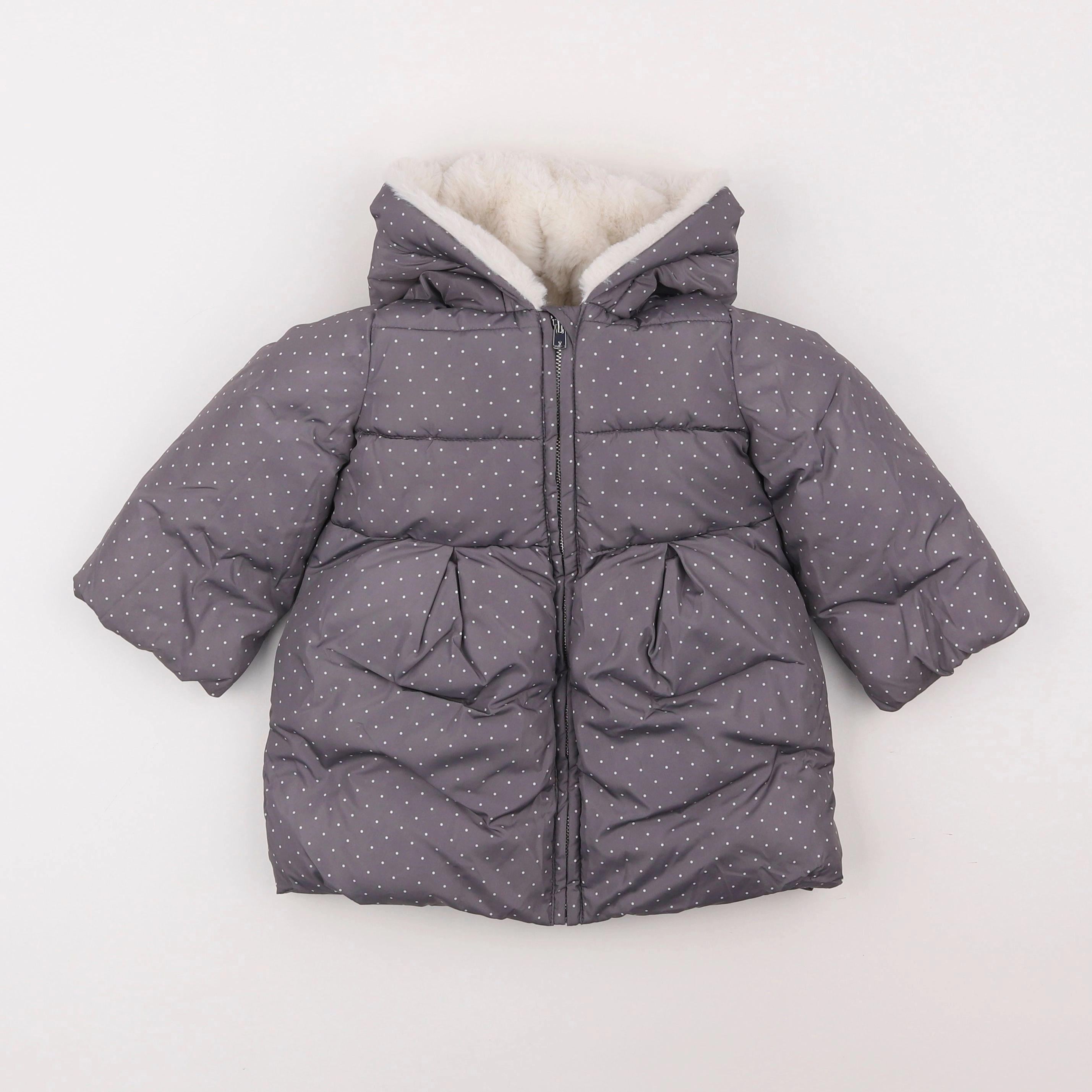 Jacadi - doudoune gris - 2 ans