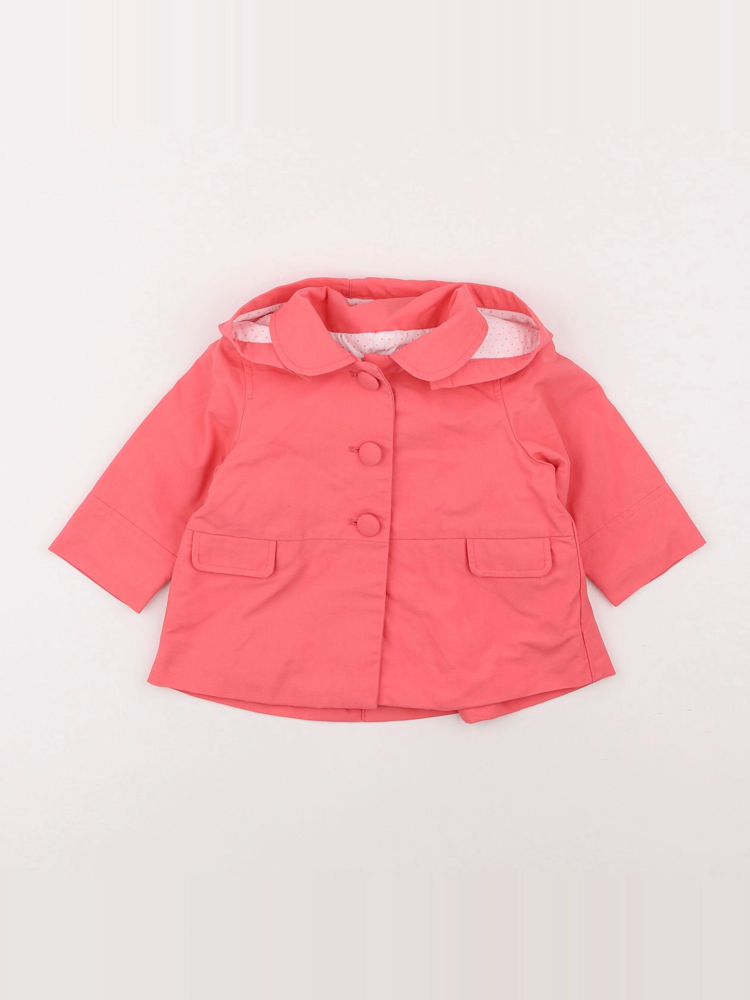 Jacadi - veste rose - 12 mois
