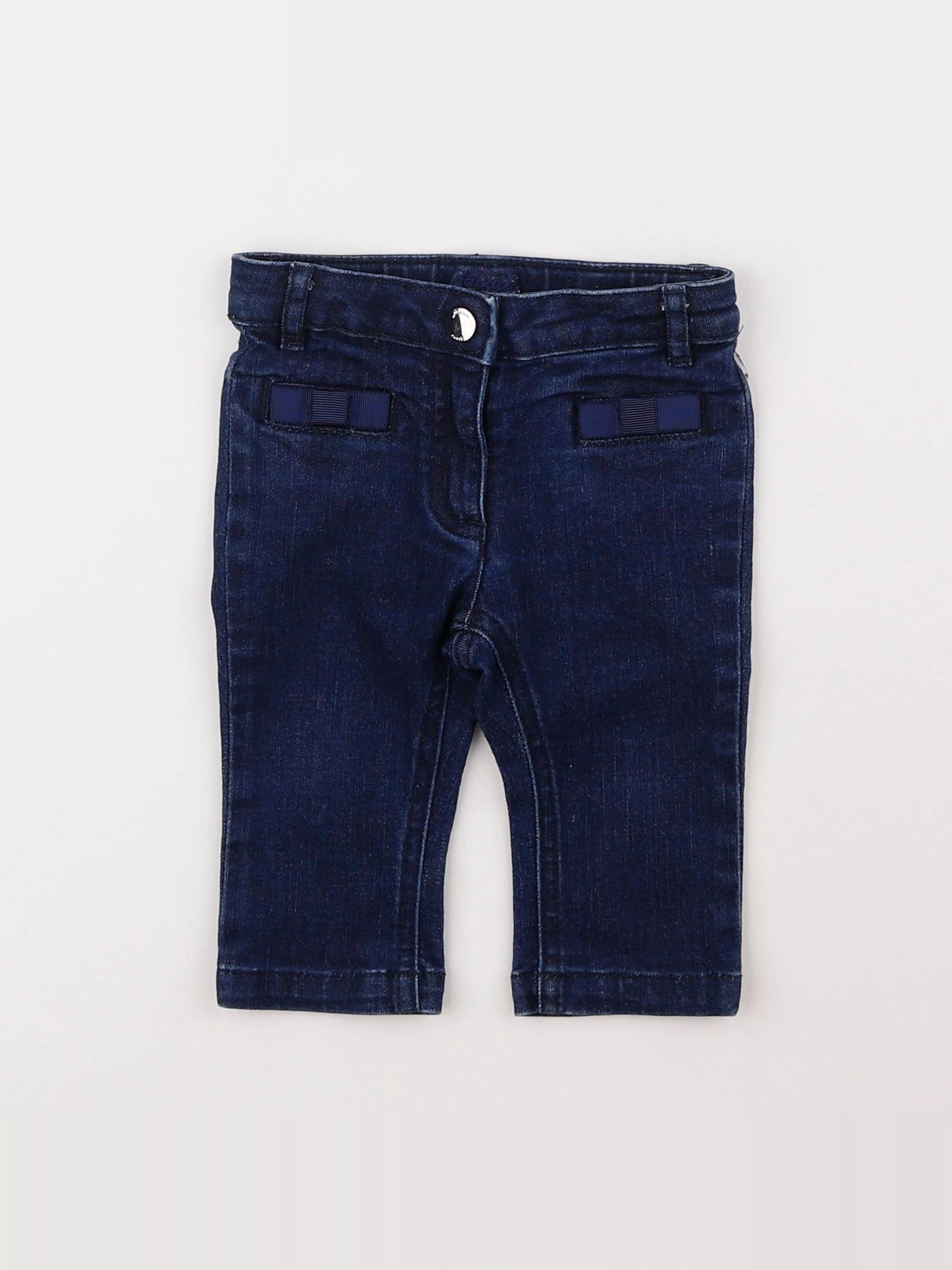 Jacadi - jean bleu - 6 mois