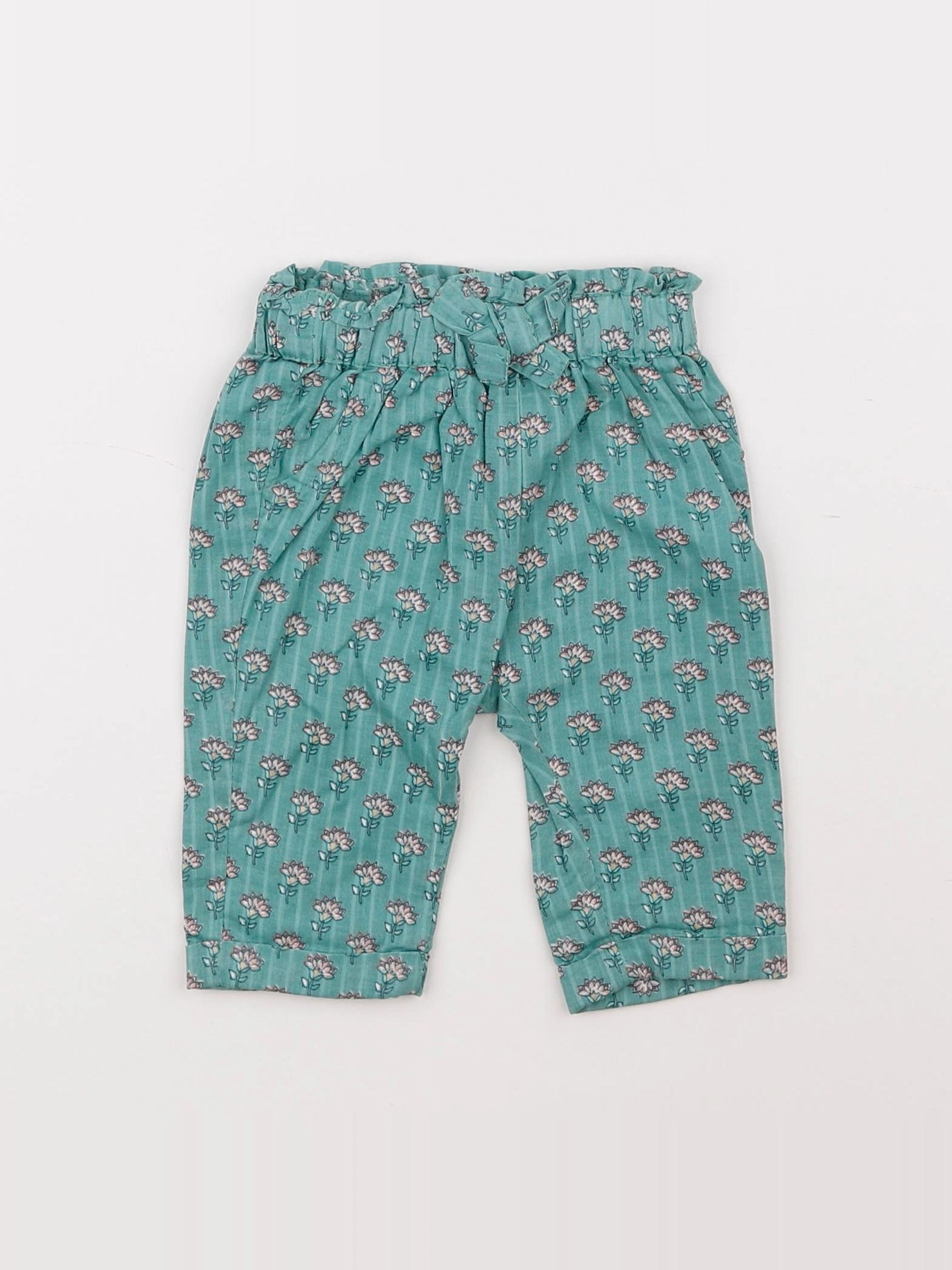 Tape à l'oeil - pantalon vert - 3 mois