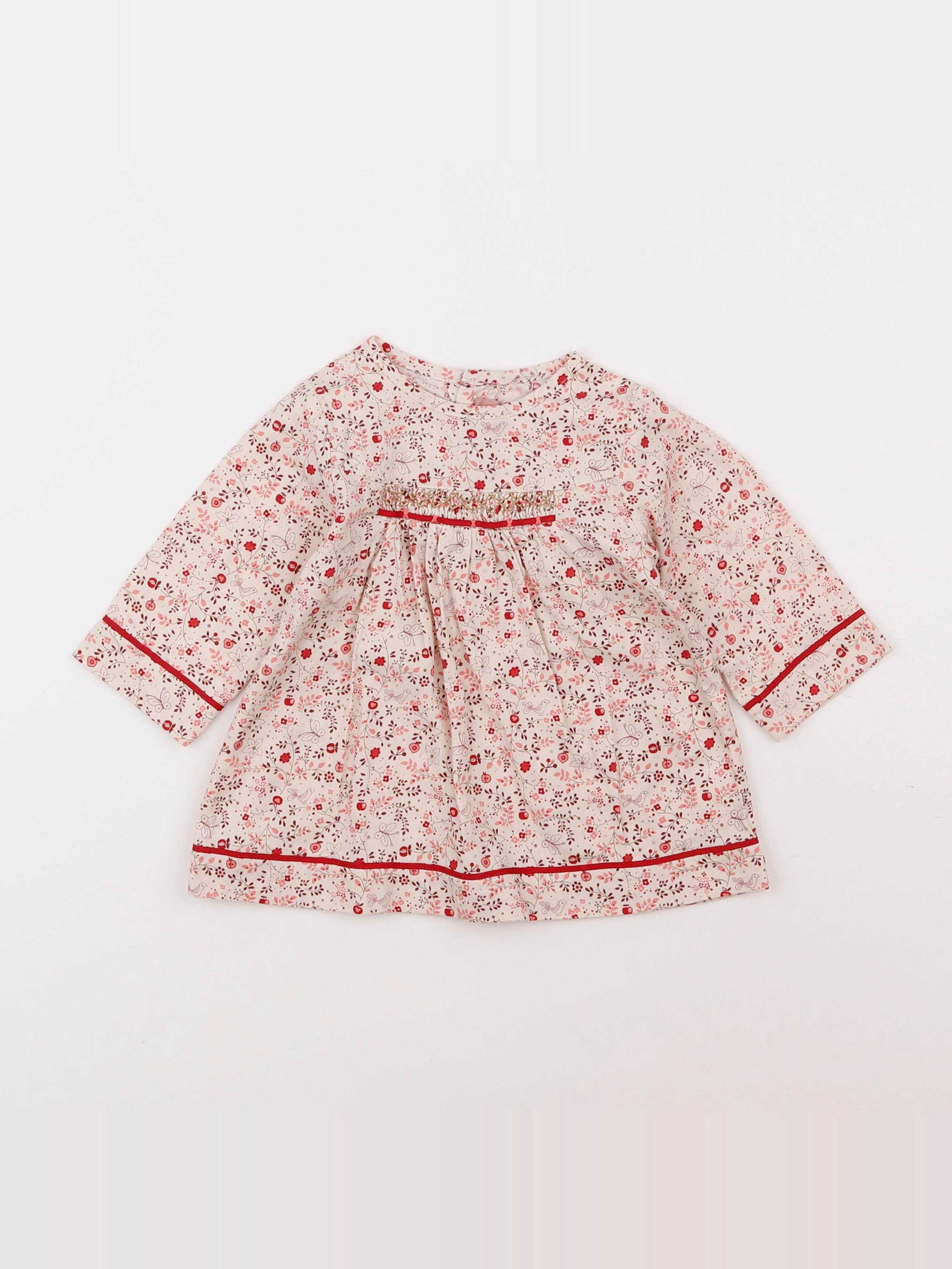 Natalys - robe rose - 6 mois