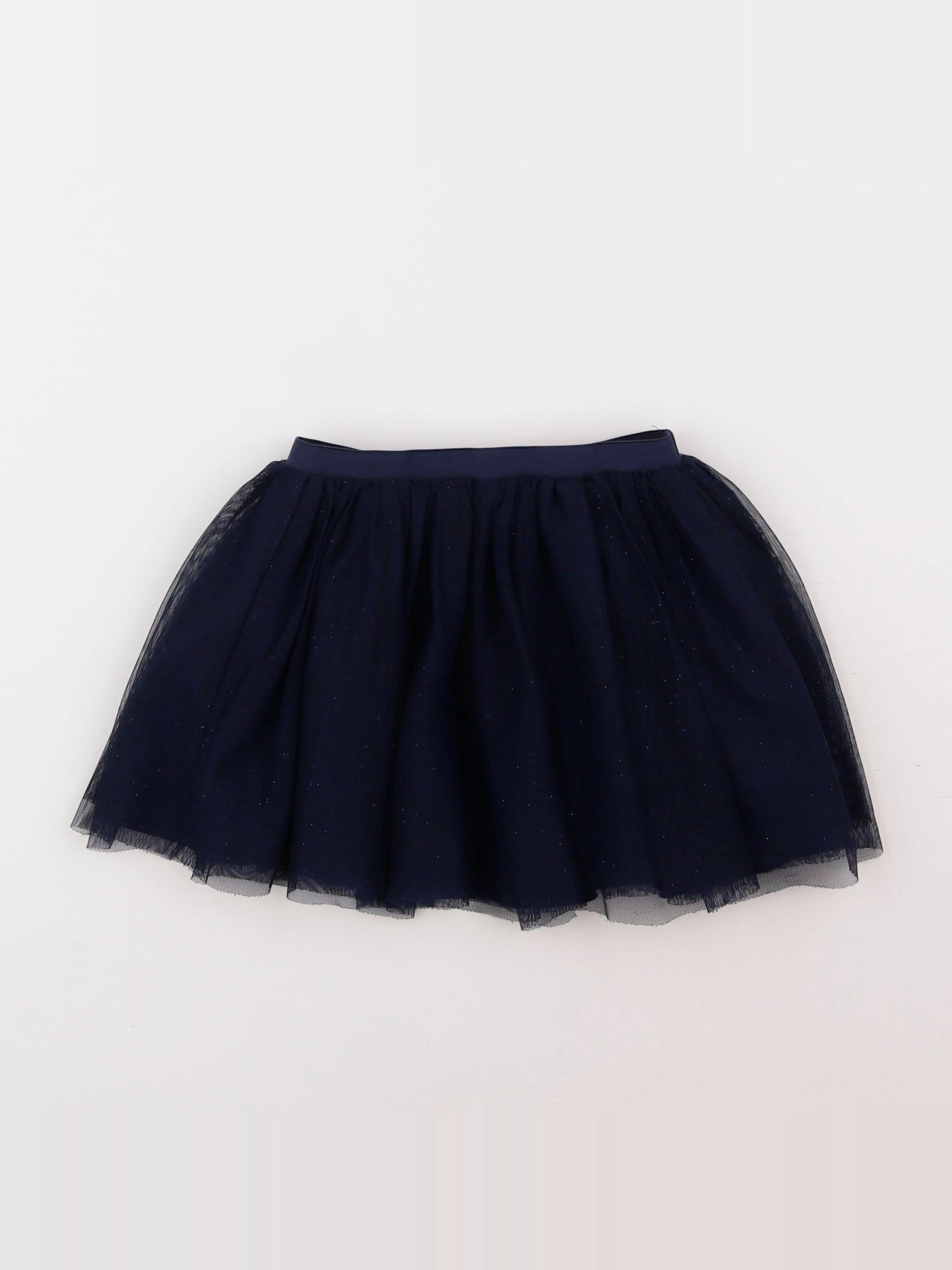 H&M - jupe bleu - 2/4 ans