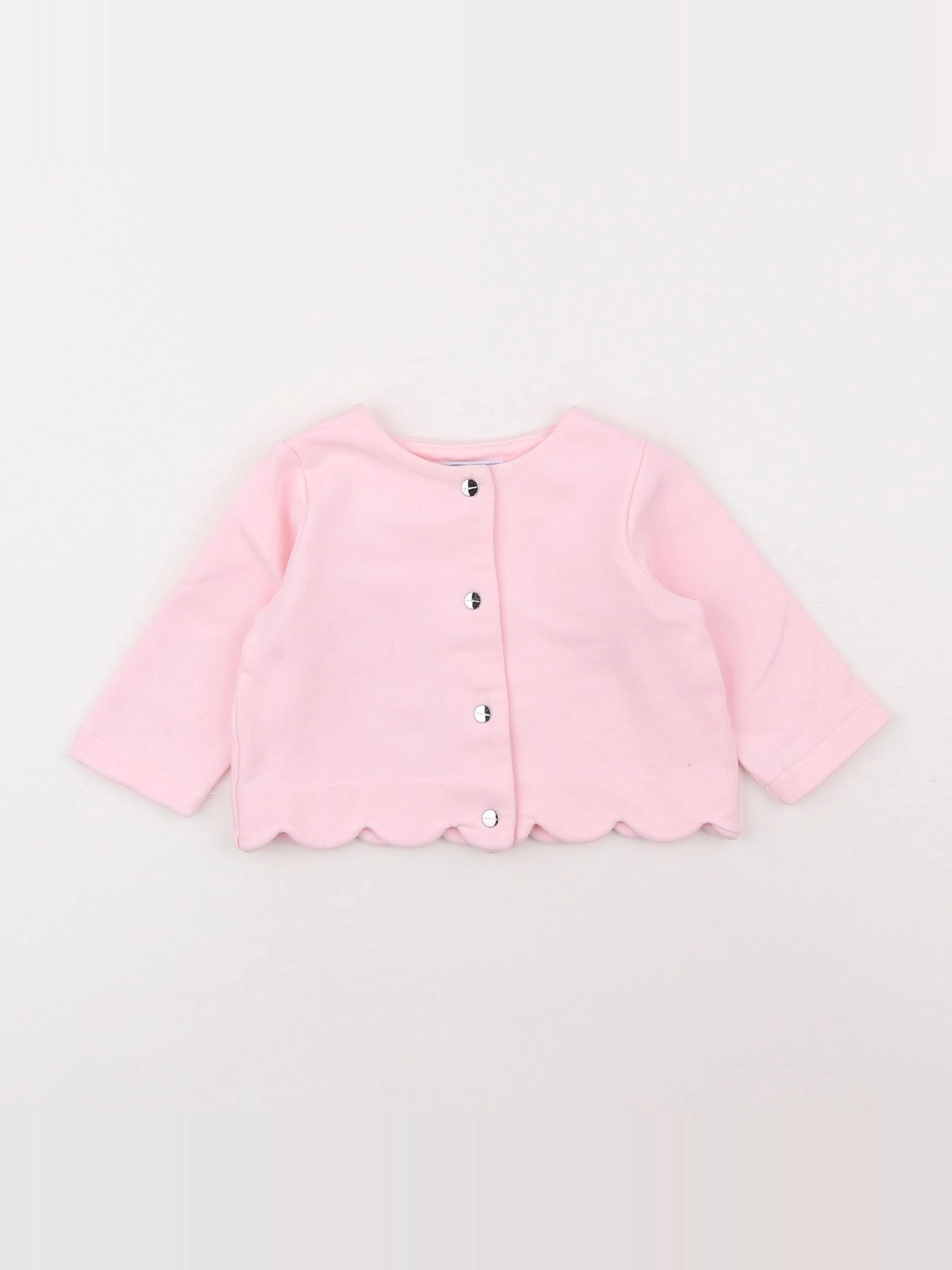 Jacadi - sweat rose - 6 mois