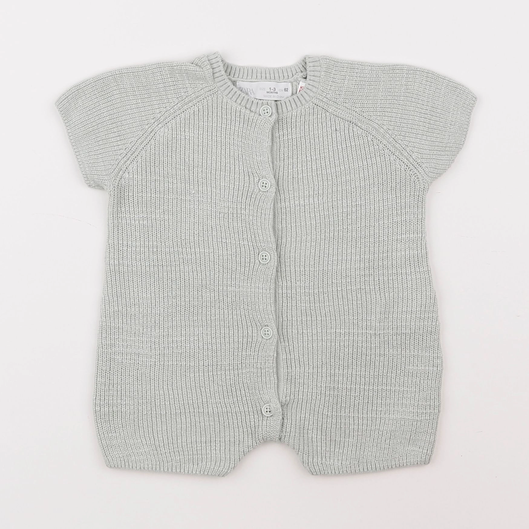 Zara - combinaison vert - 1/3 mois