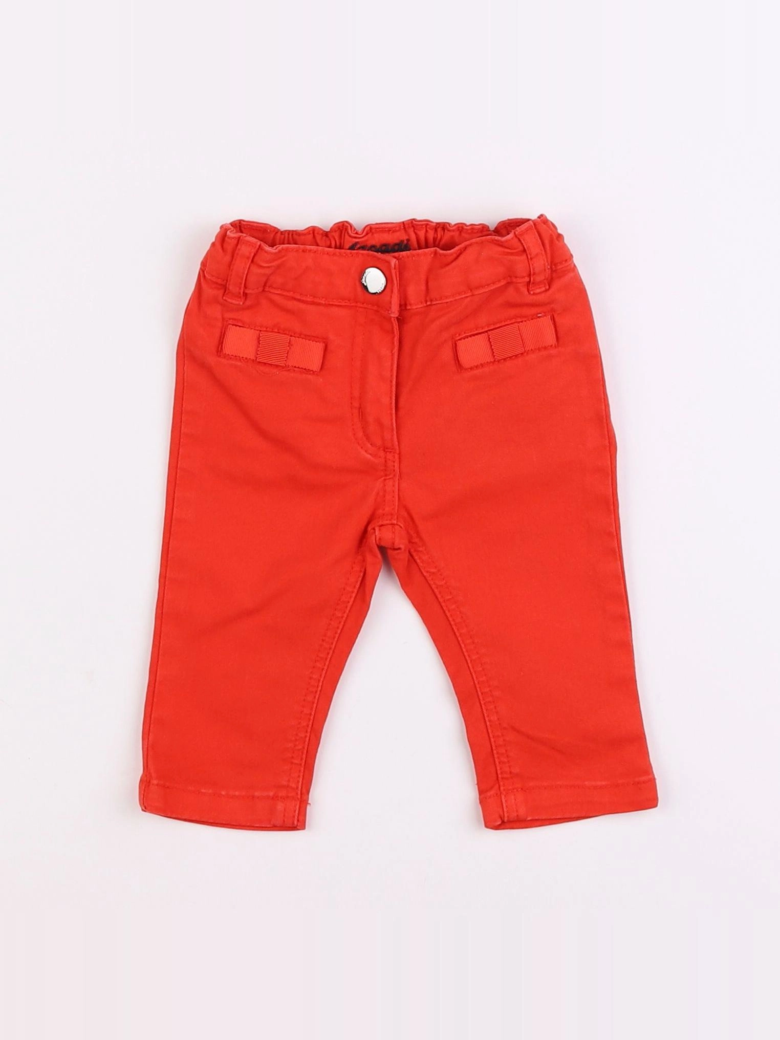 Jacadi - jegging rouge - 6 mois