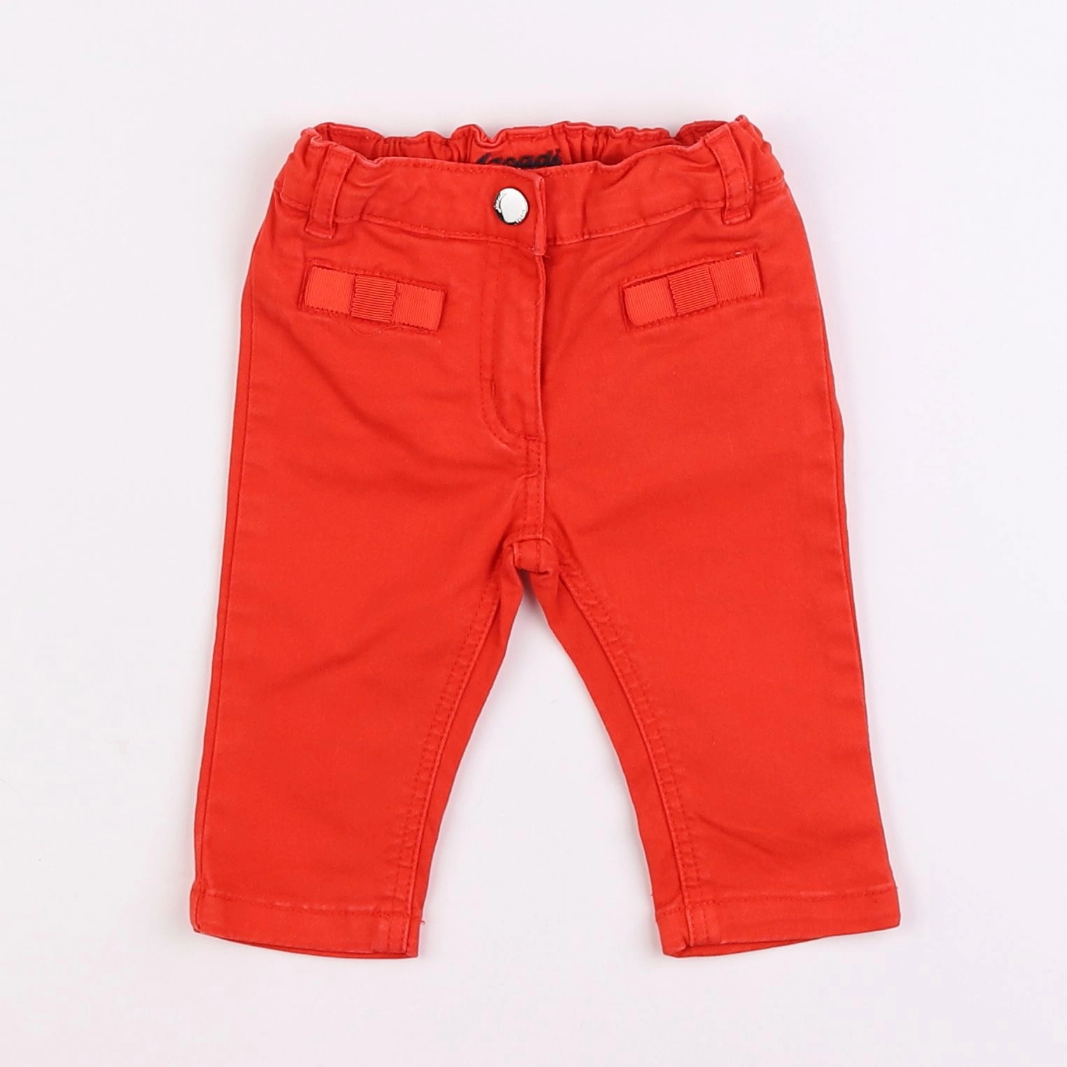 Jacadi - jegging rouge - 6 mois