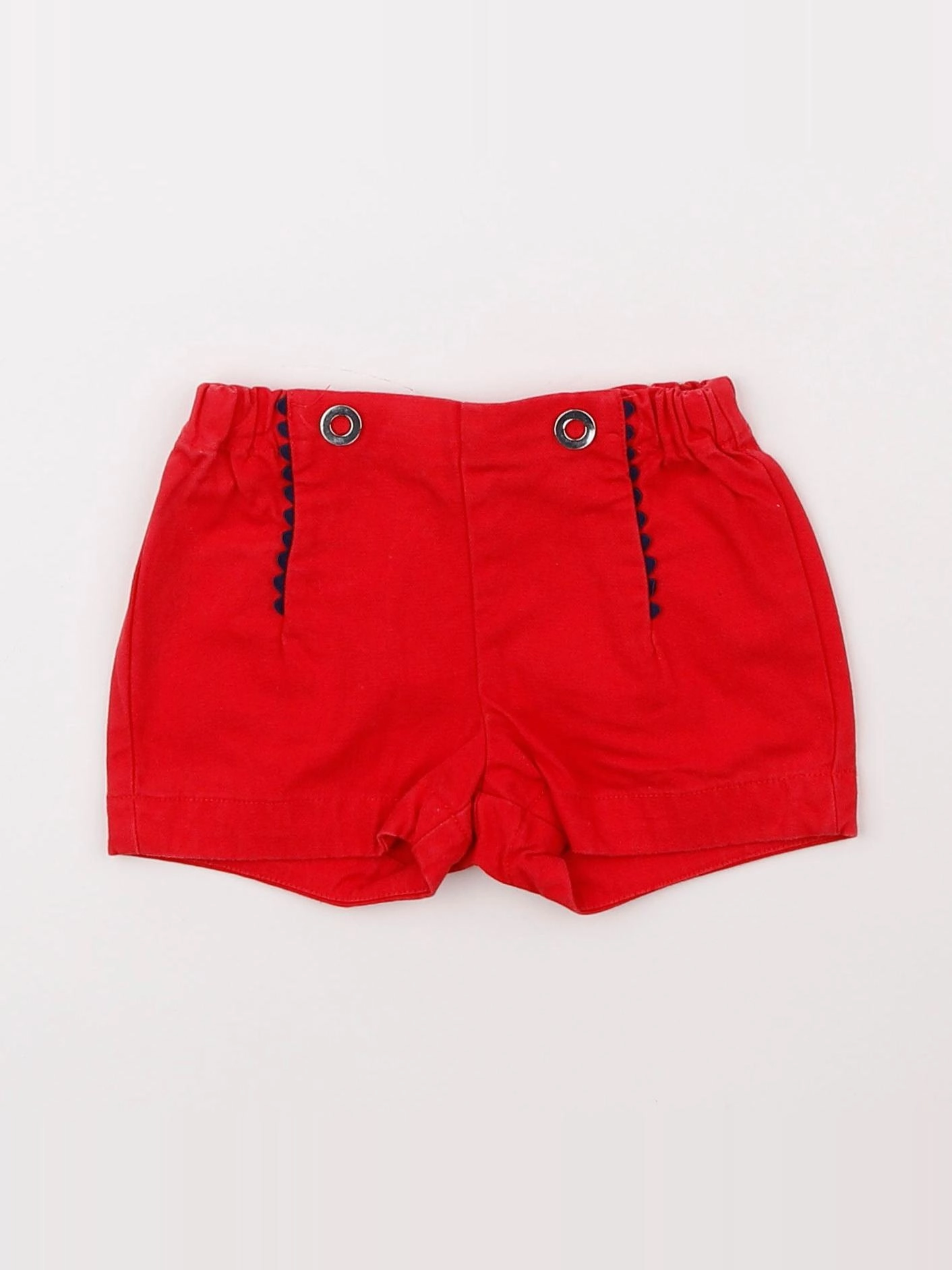 Jacadi - short rouge - 6 mois
