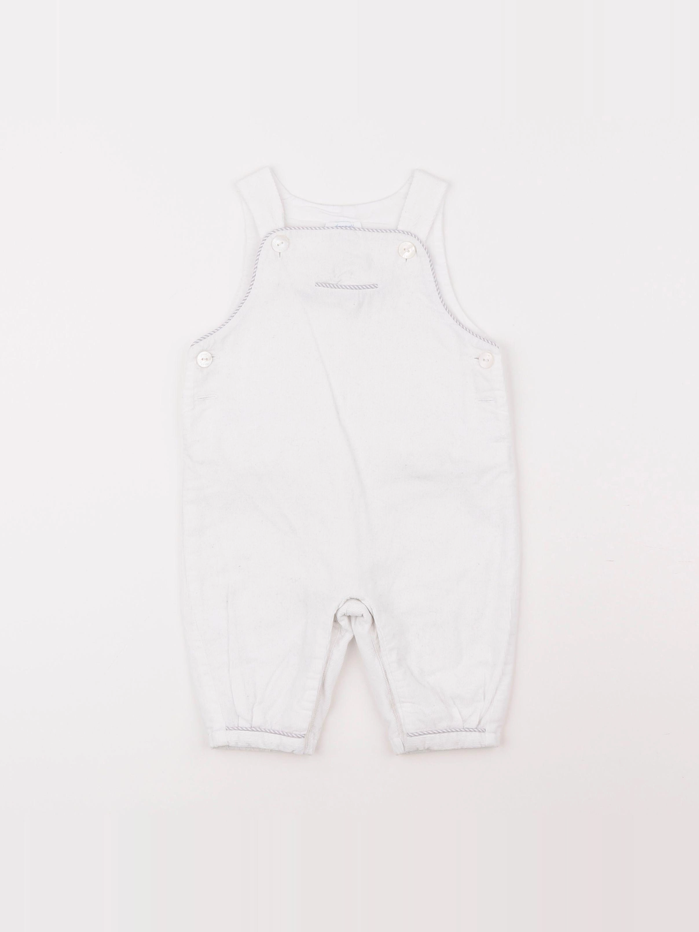 Jacadi - combinaison blanc - 6 mois