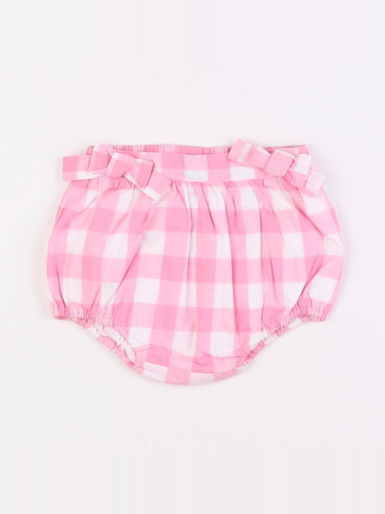 Jacadi - bloomer blanc, rose - 6 mois