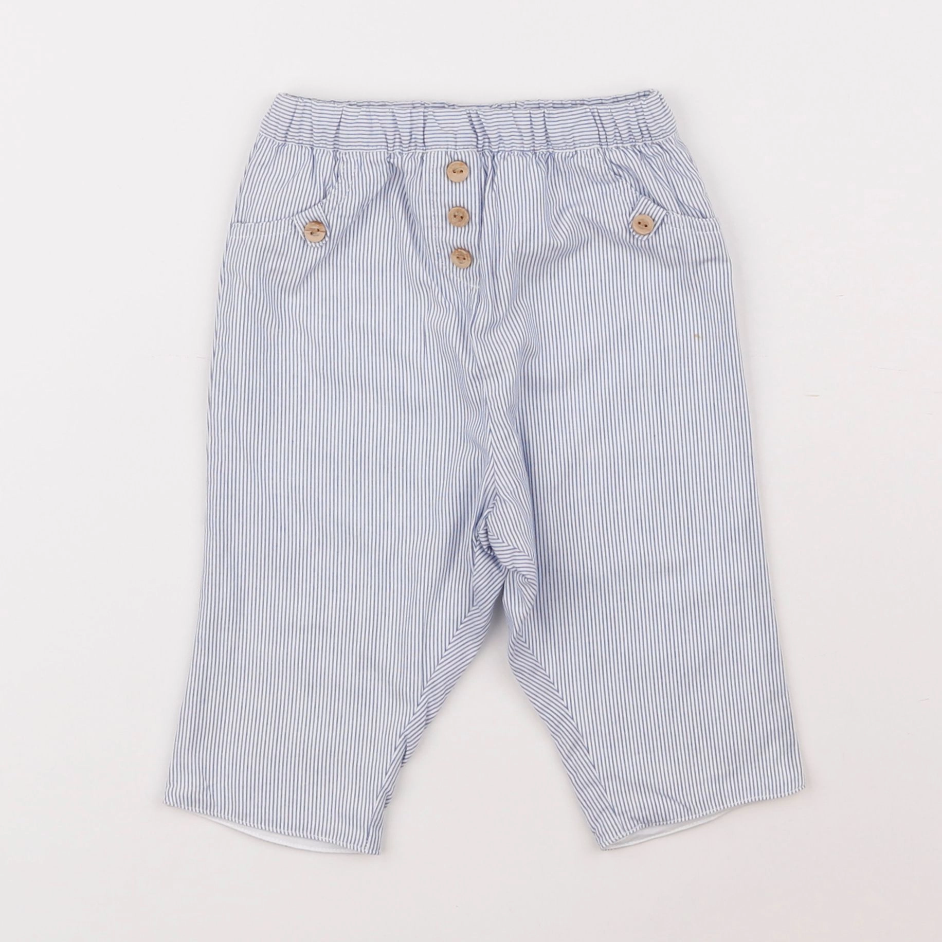 Cyrillus - pantalon bleu - 6 mois