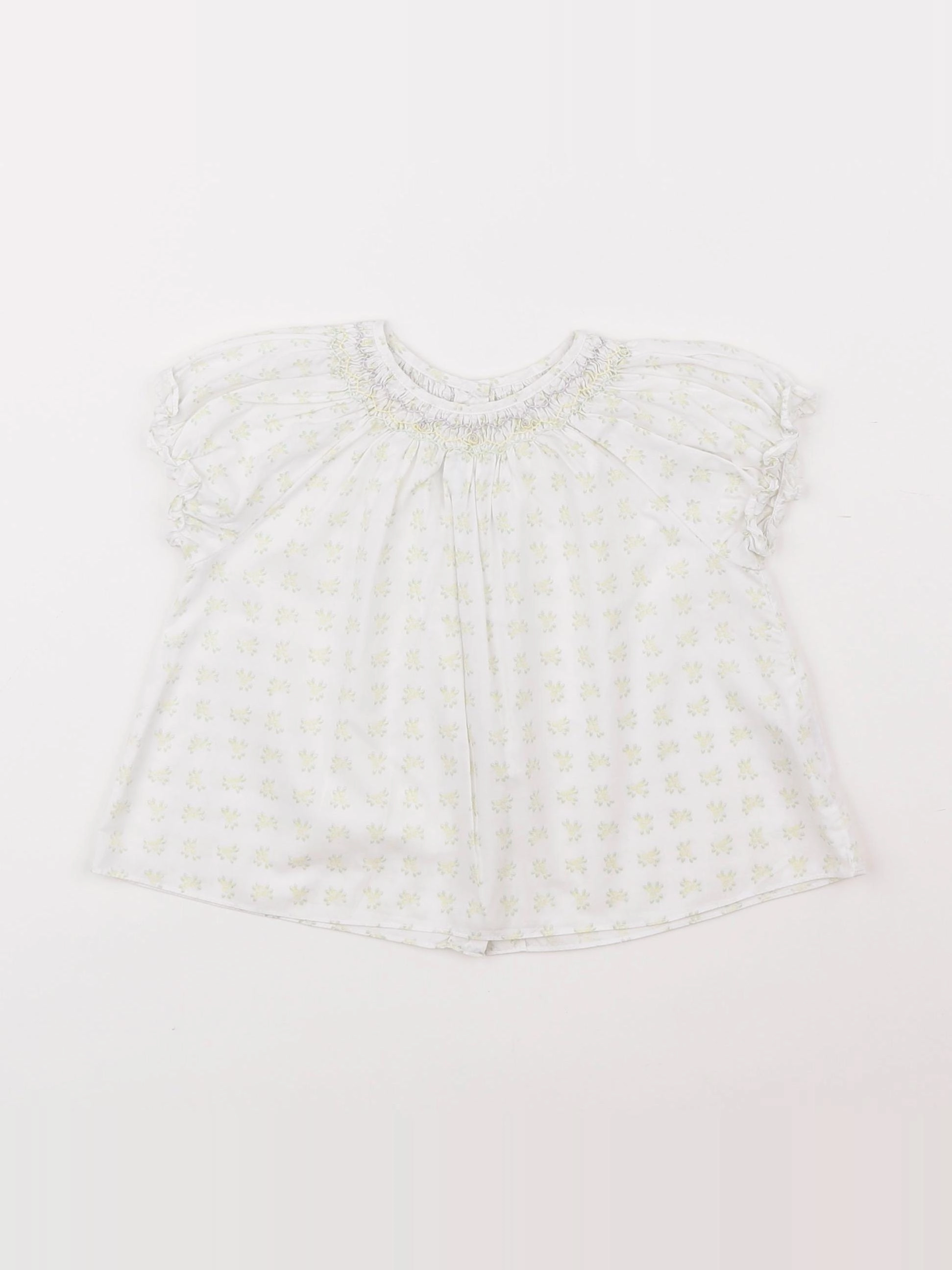 Jacadi - blouse blanc - 12 mois