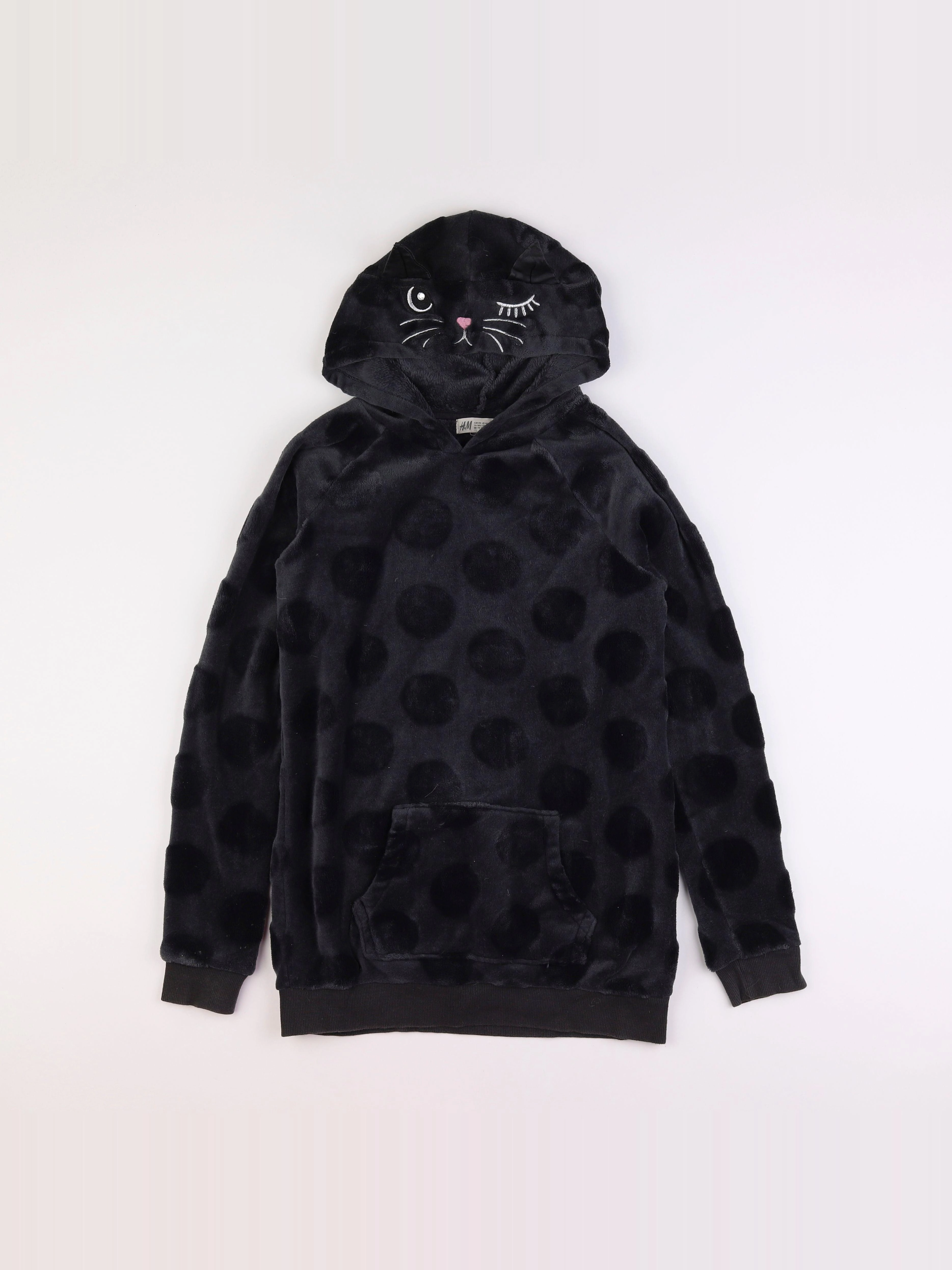 H&M - polaire gris - 10/12 ans