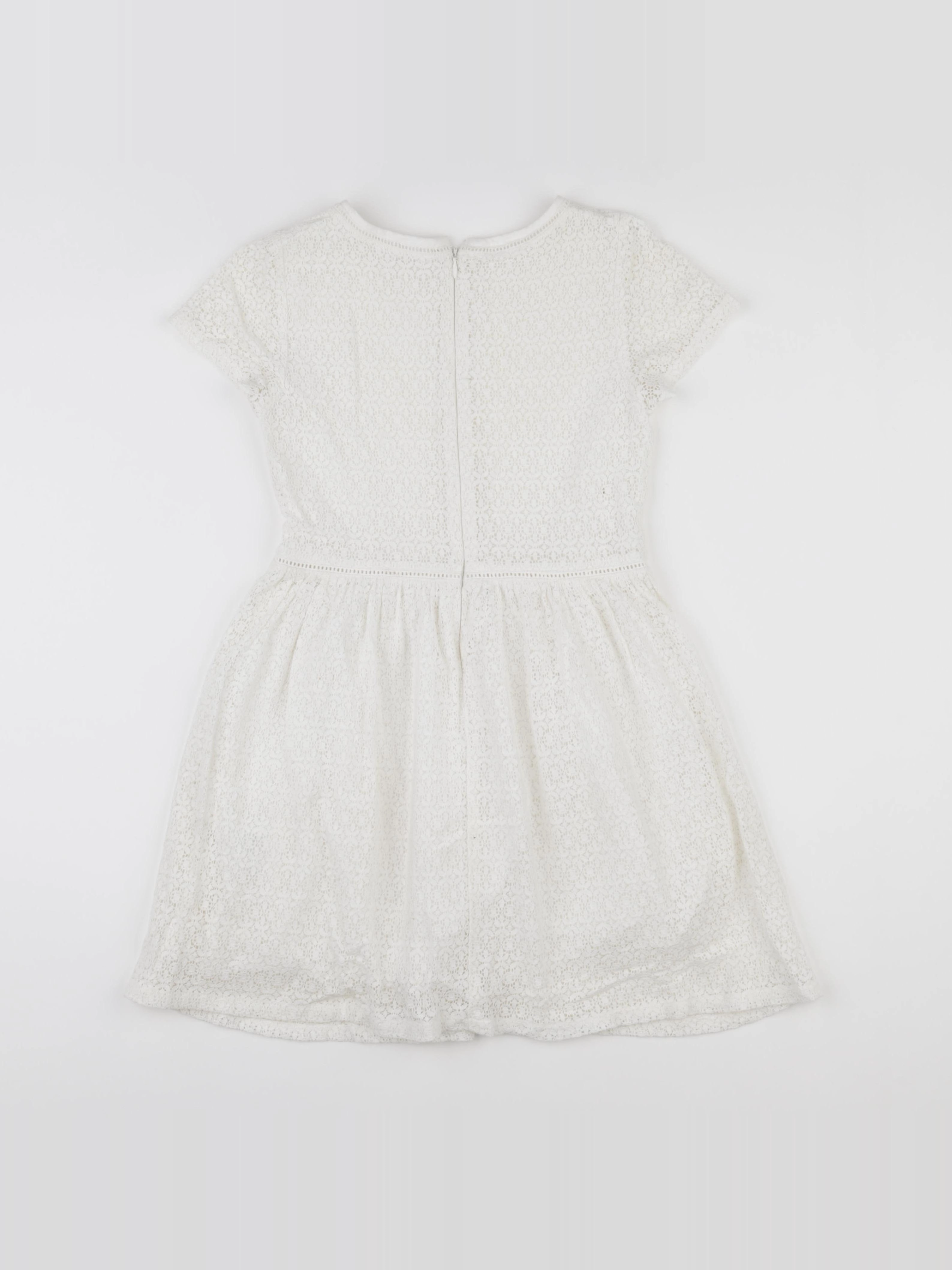Monoprix - robe blanc - 8 ans