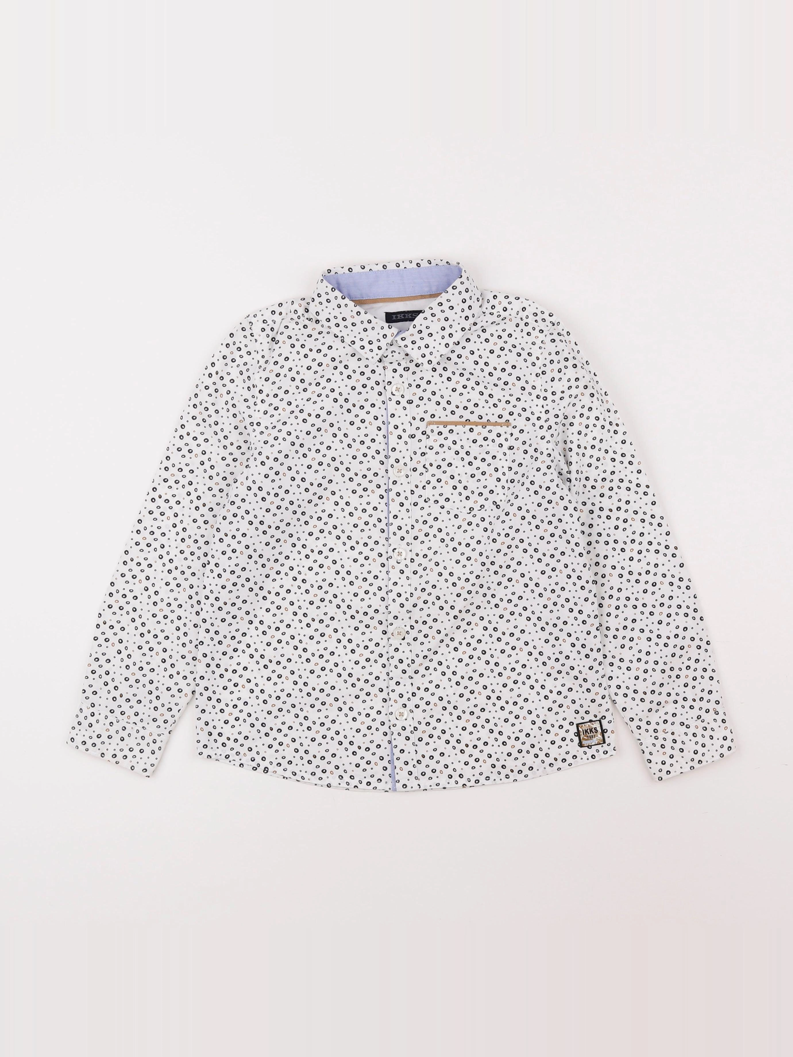 IKKS - chemise blanc, bleu - 5 ans