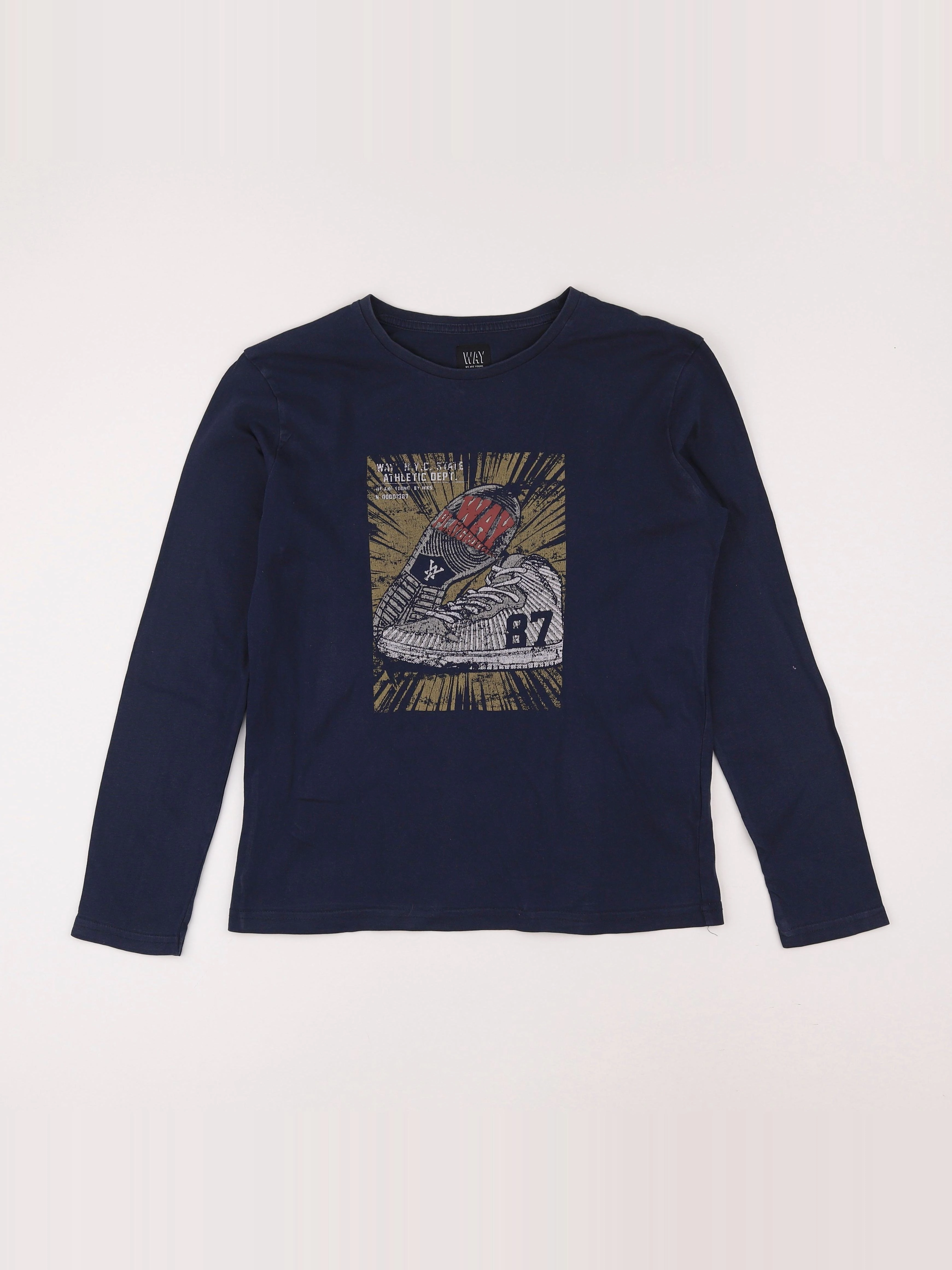 IKKS - tee-shirt bleu - 14 ans