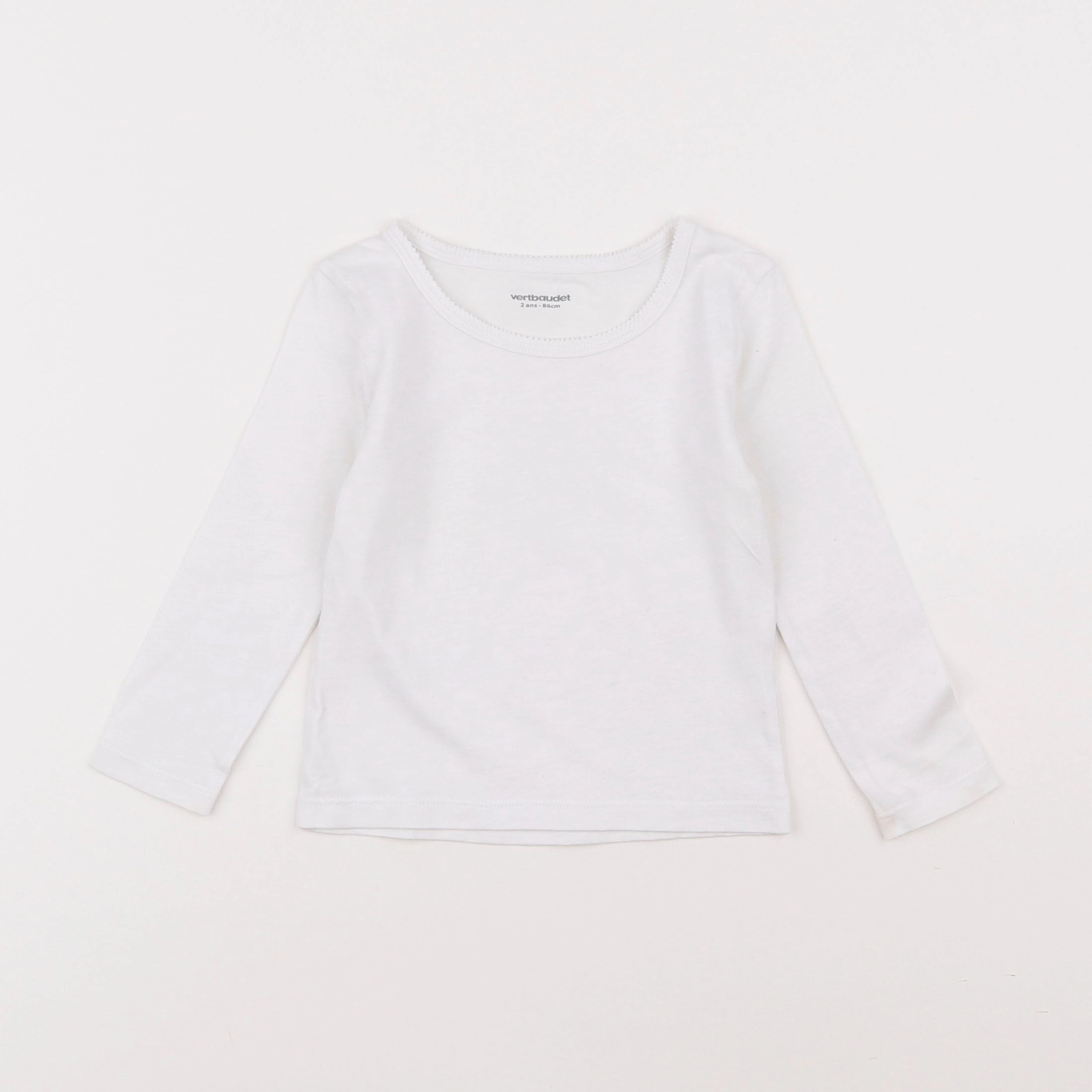 Vertbaudet - maillot de corps blanc - 2 ans