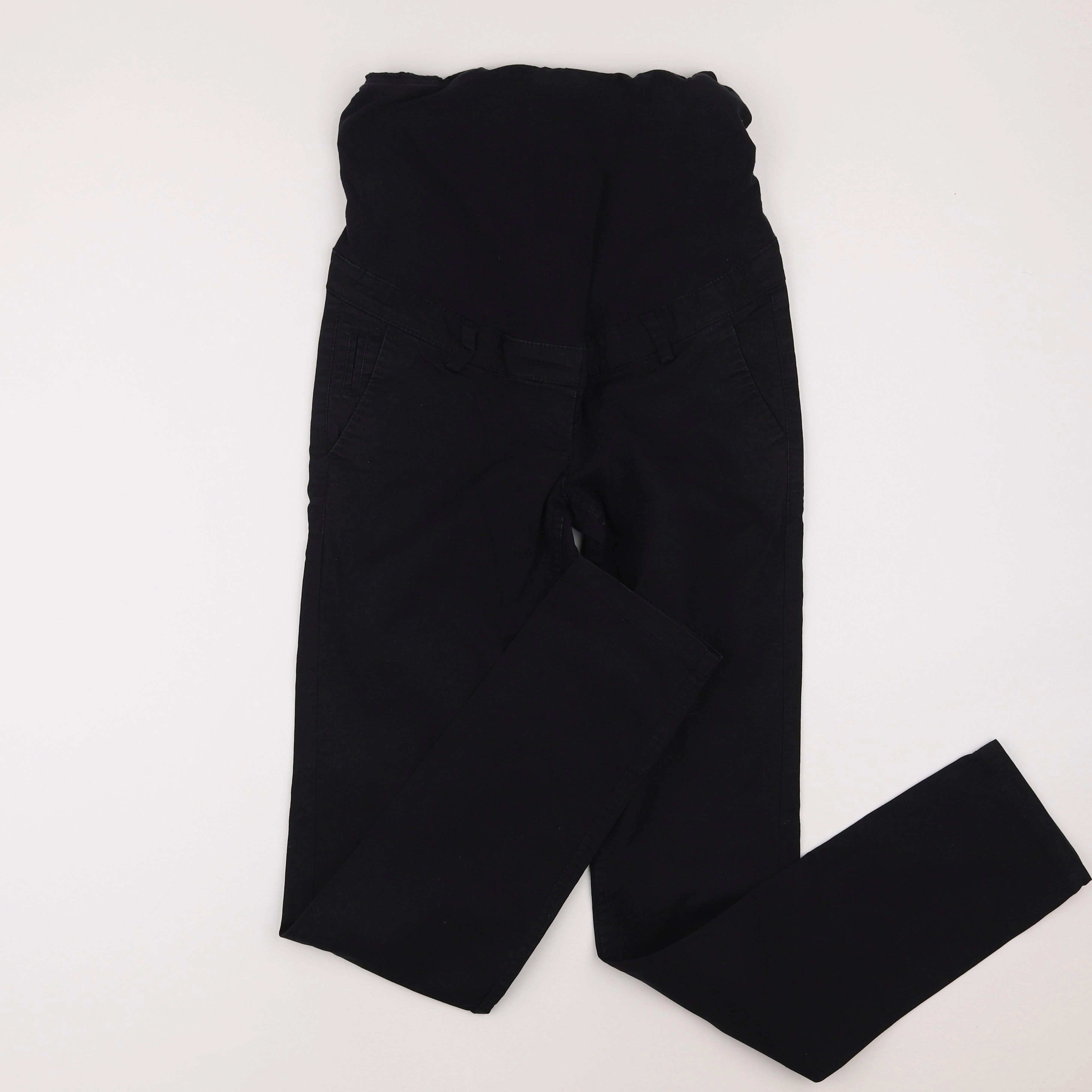 H&M - jean grossesse noir - 34