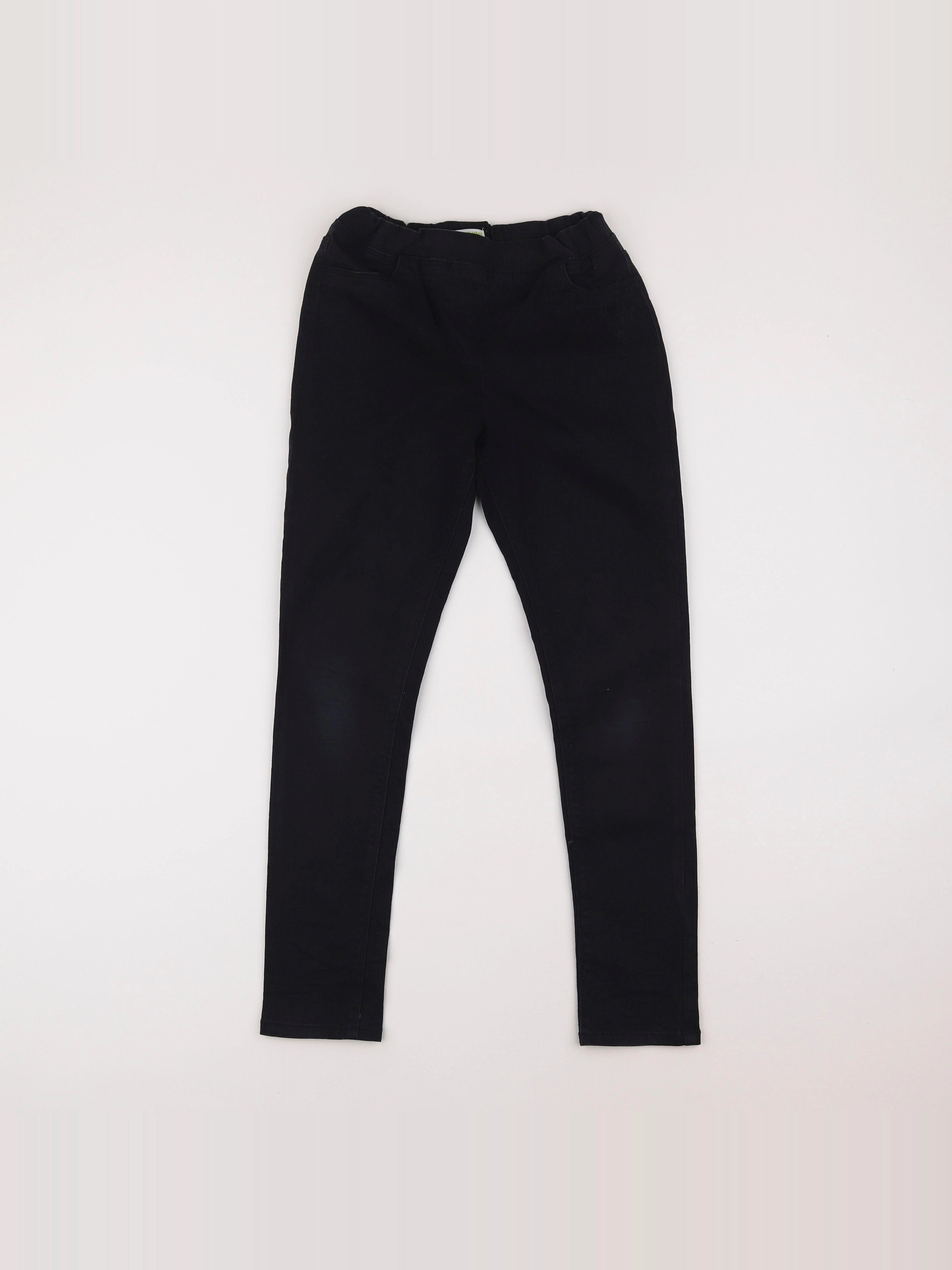 Vertbaudet - jegging noir - 12 ans