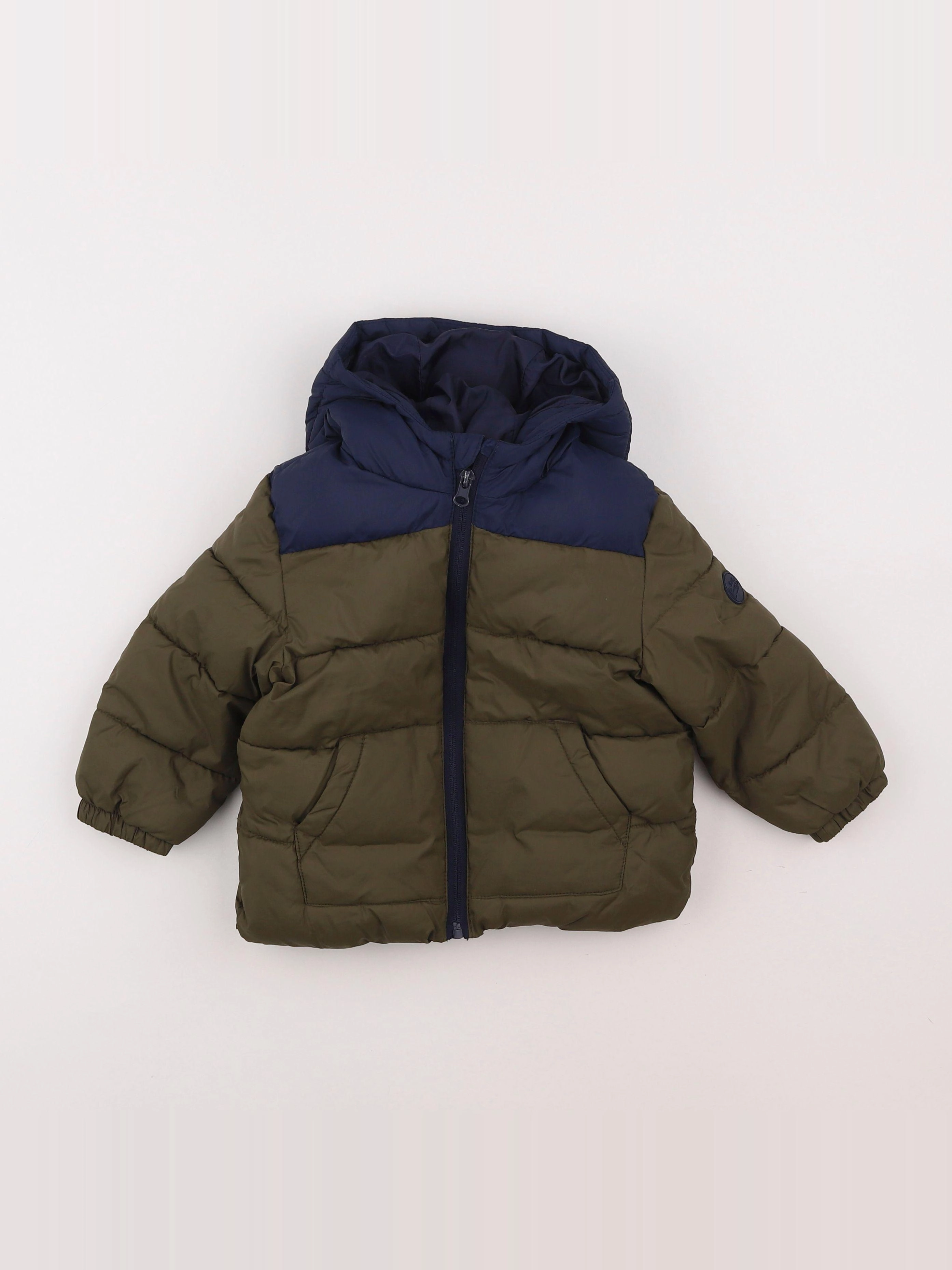 Mango - doudoune vert - 18 mois à 2 ans