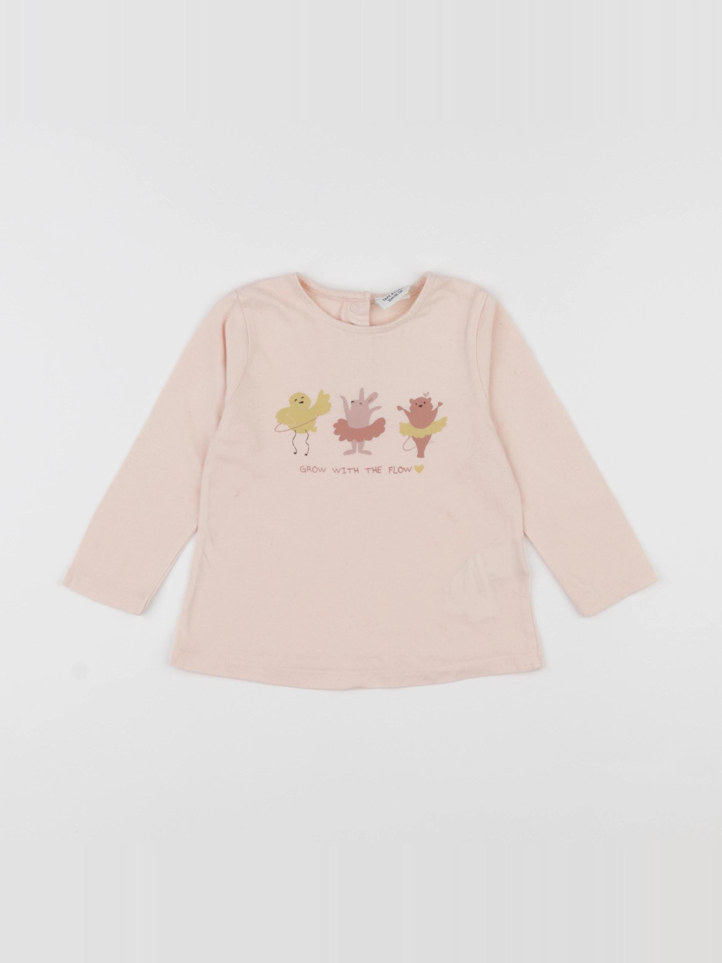 Tape à l'oeil - tee-shirt rose - 18 mois