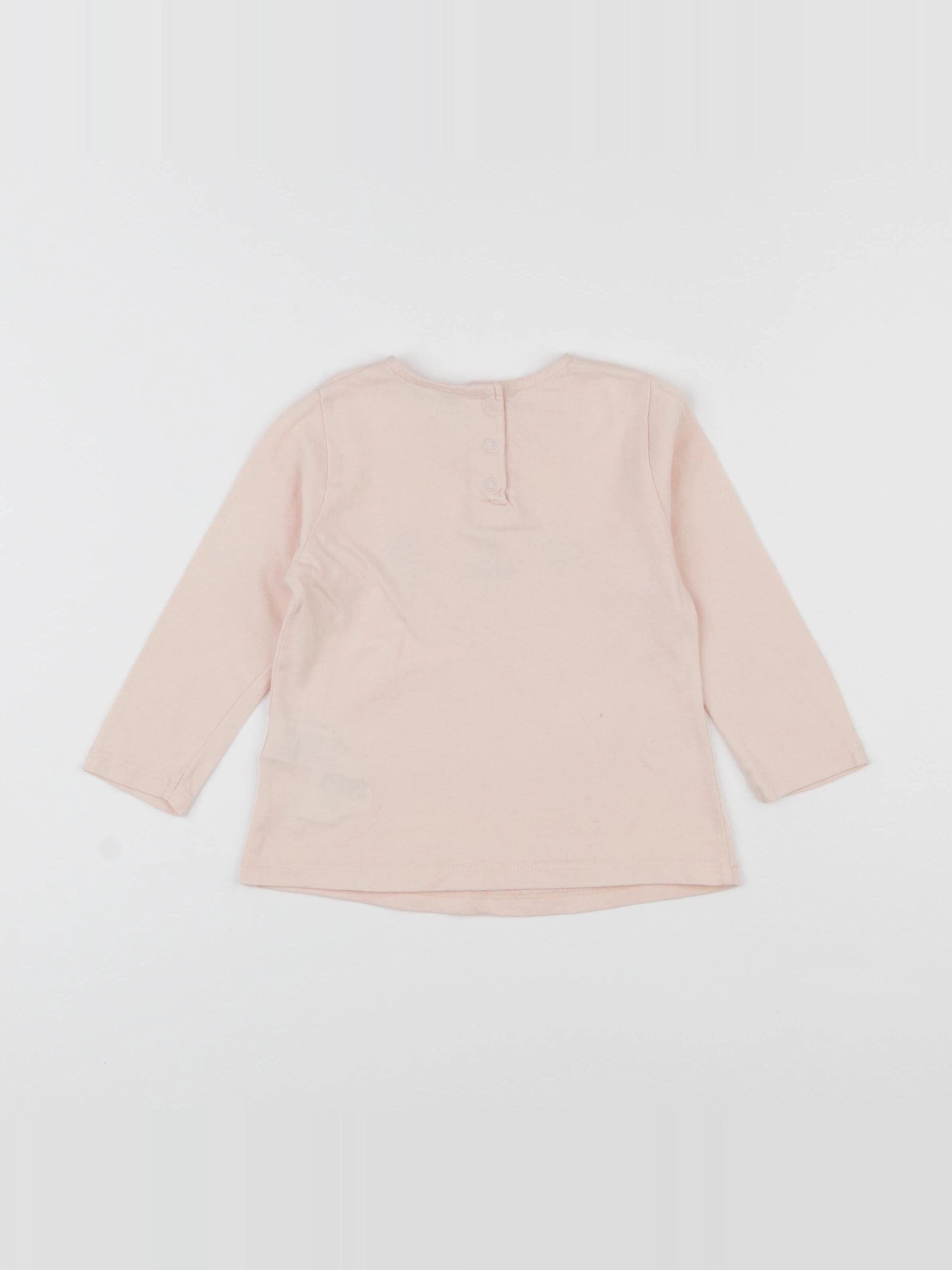 Tape à l'oeil - tee-shirt rose - 18 mois