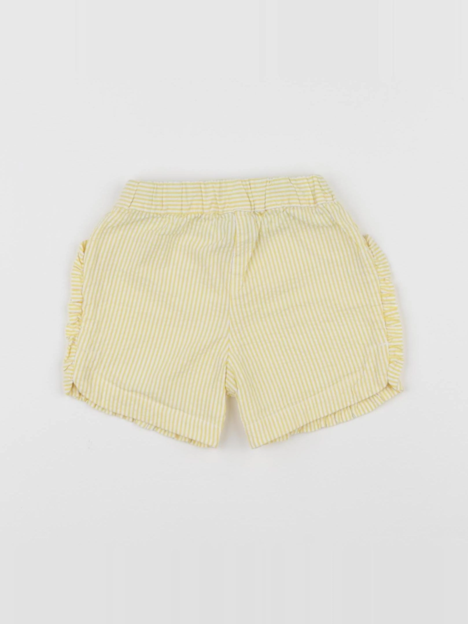 Petit Bateau - short jaune - 12 mois