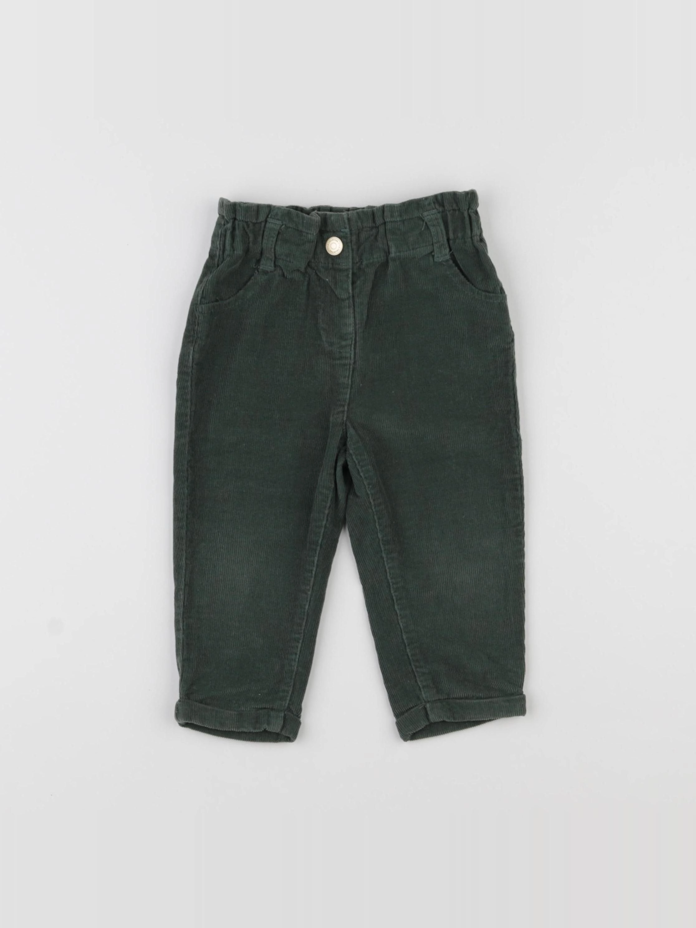 Tape à l'oeil - pantalon vert - 18 mois