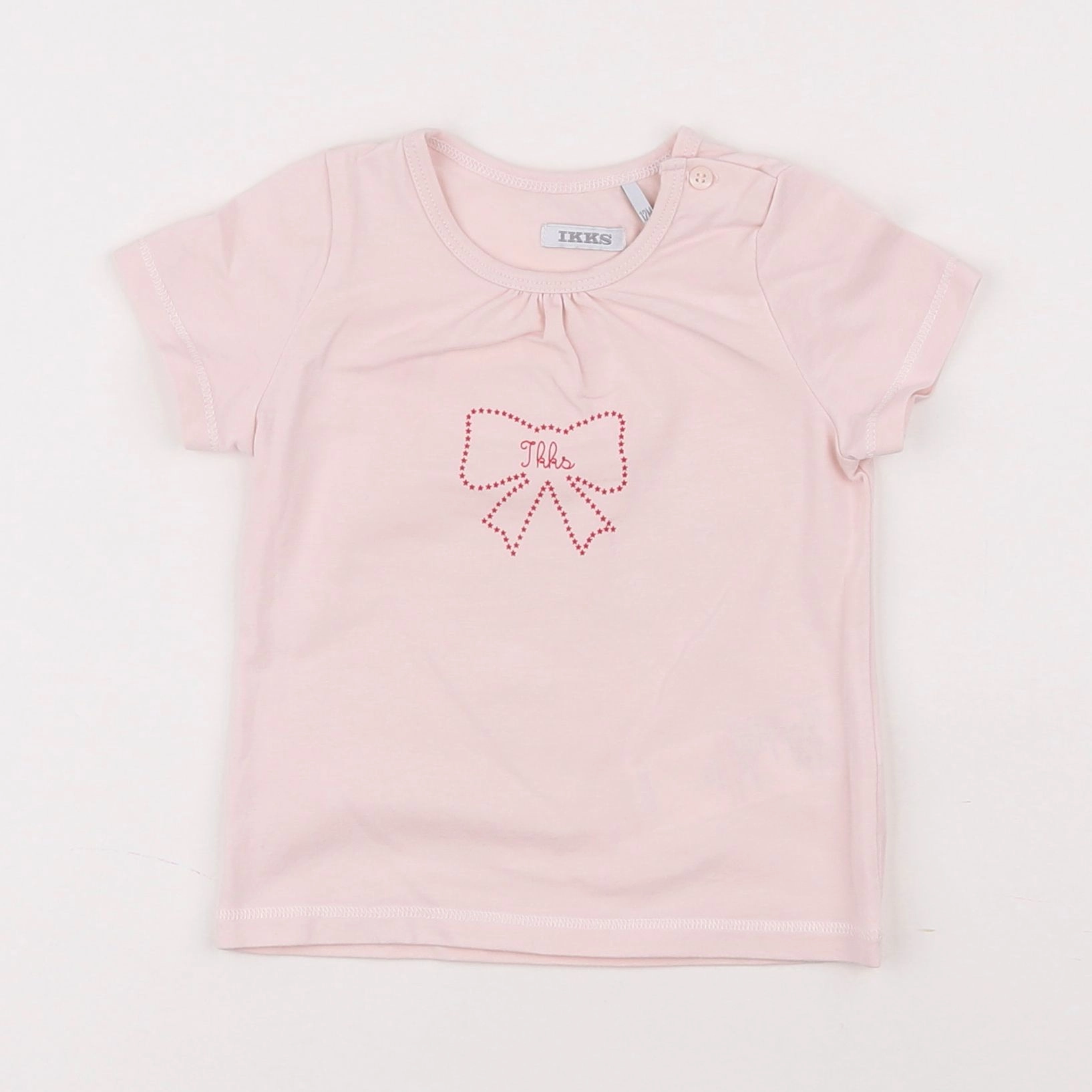 IKKS - tee-shirt rose - 12 mois