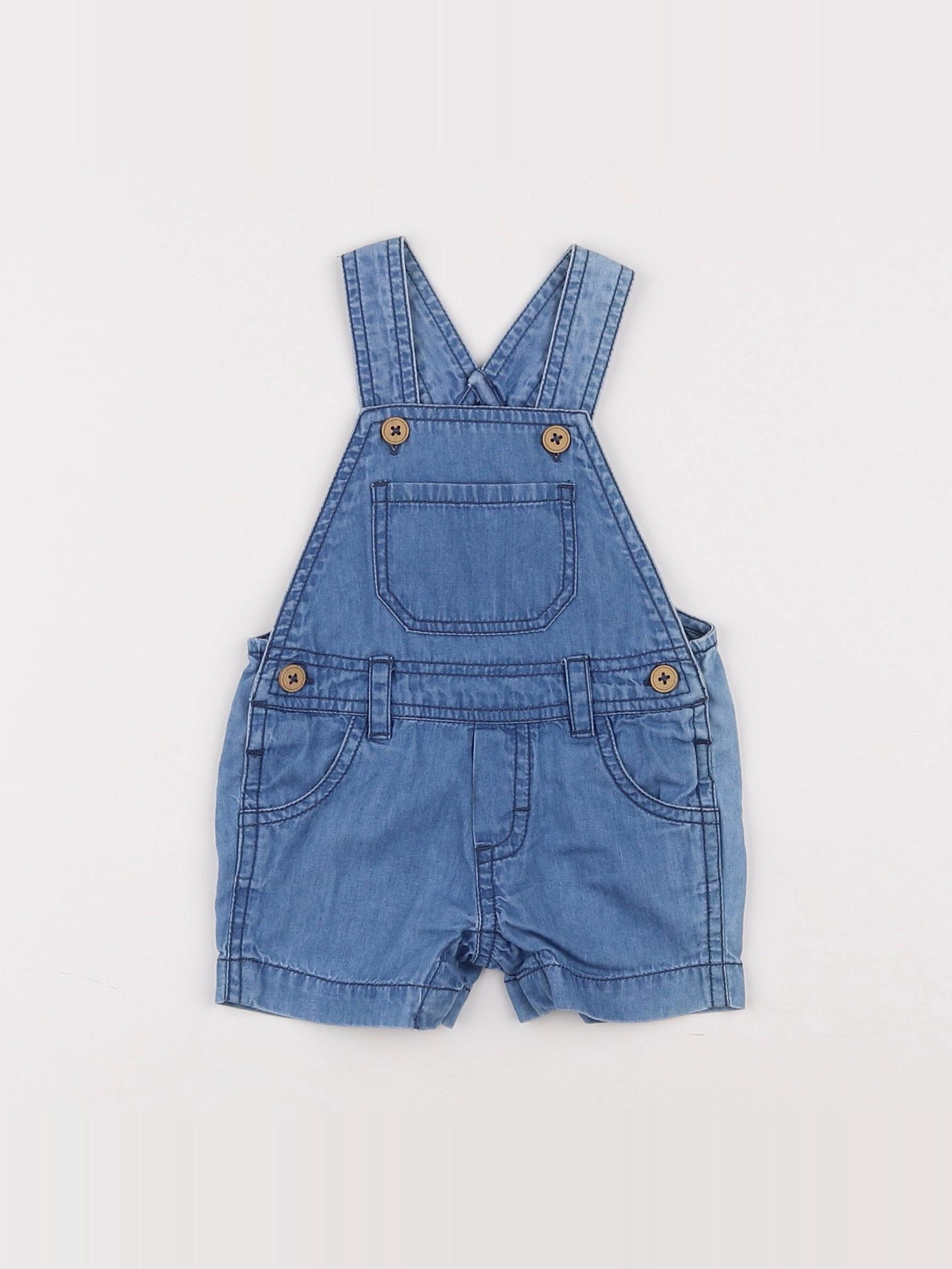 Boutchou - salopette bleu - 6 mois