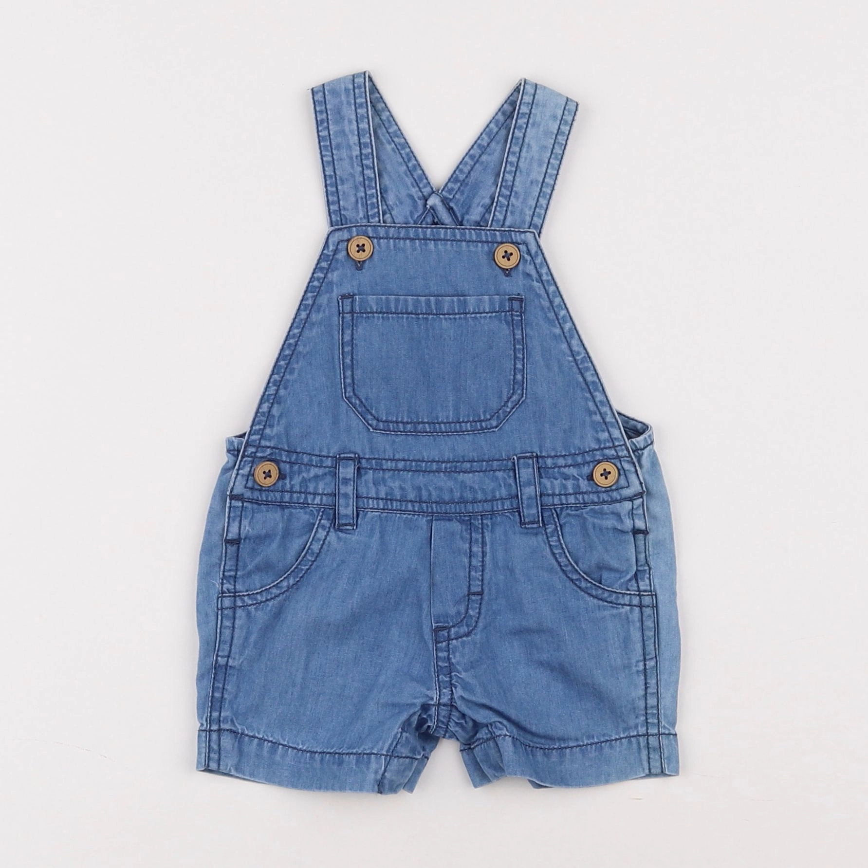 Boutchou - salopette bleu - 6 mois