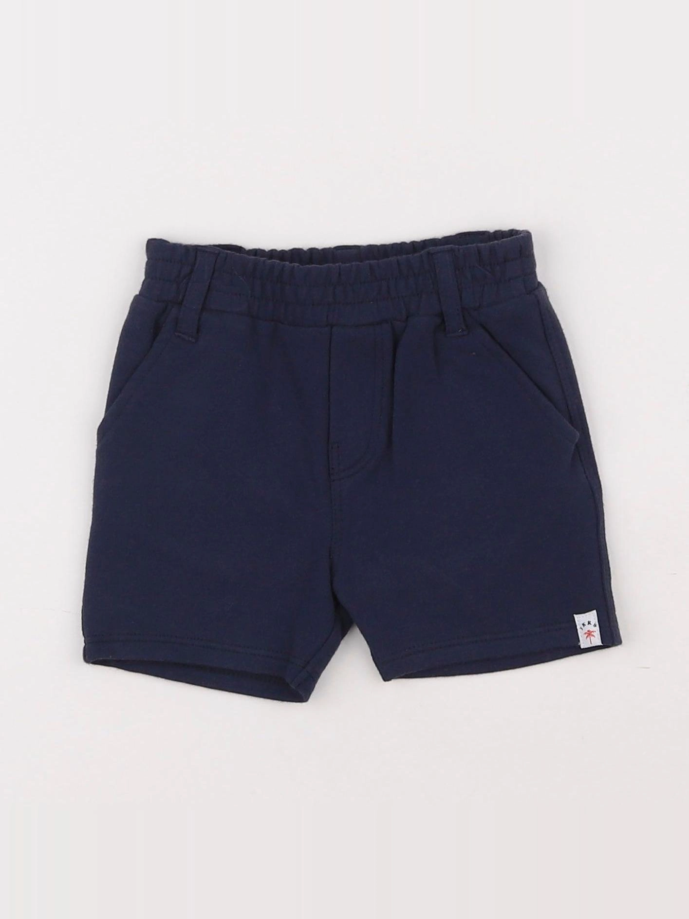 IKKS - short bleu - 6 mois