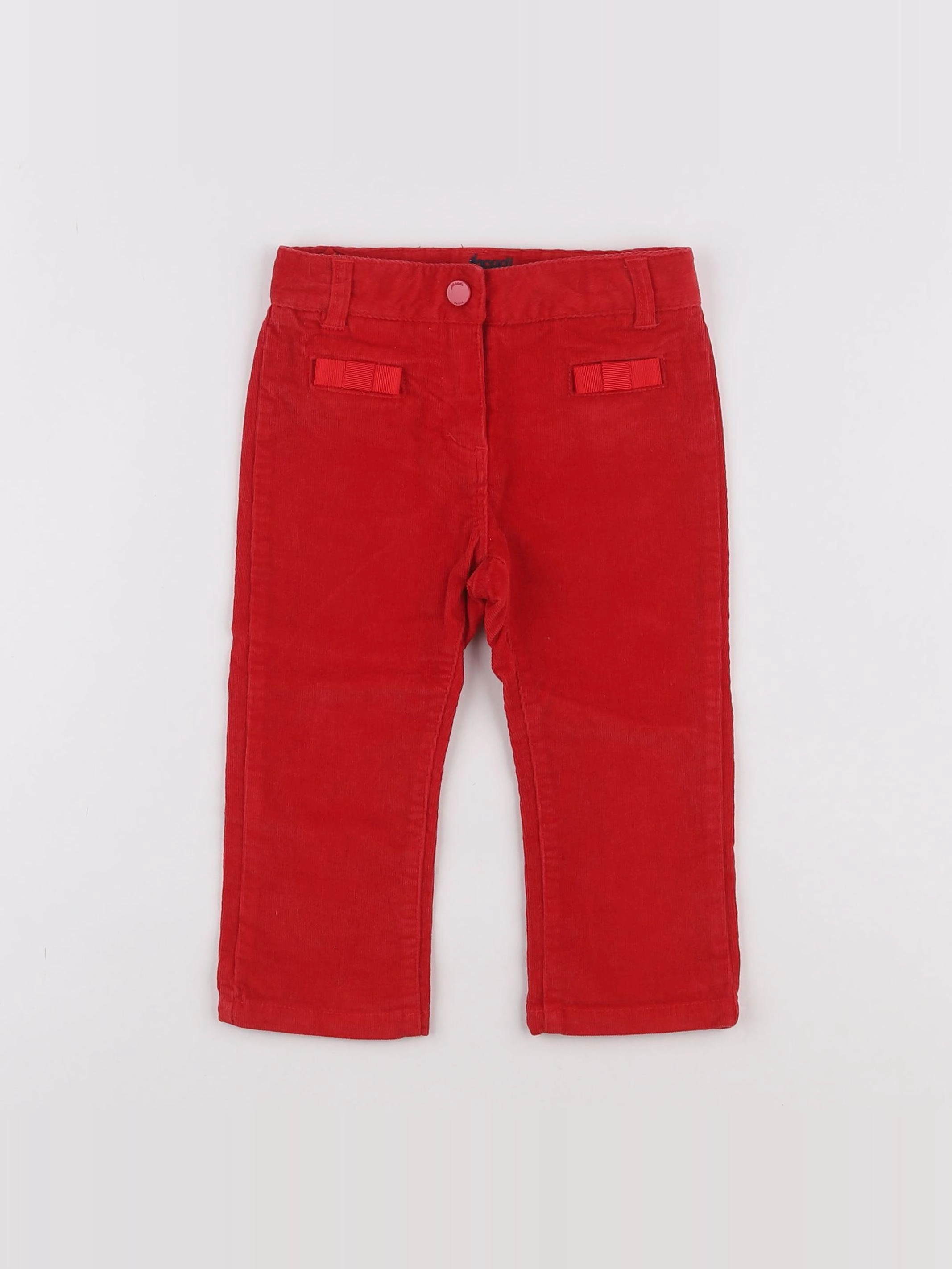 Jacadi - pantalon rouge - 18 mois