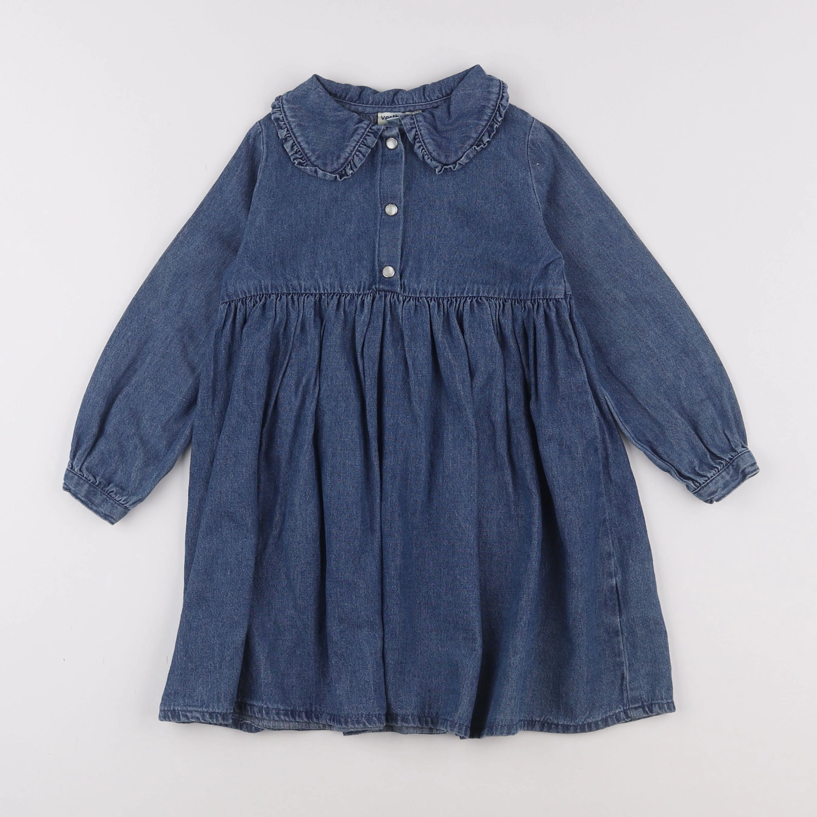 Vertbaudet - robe bleu - 4 ans