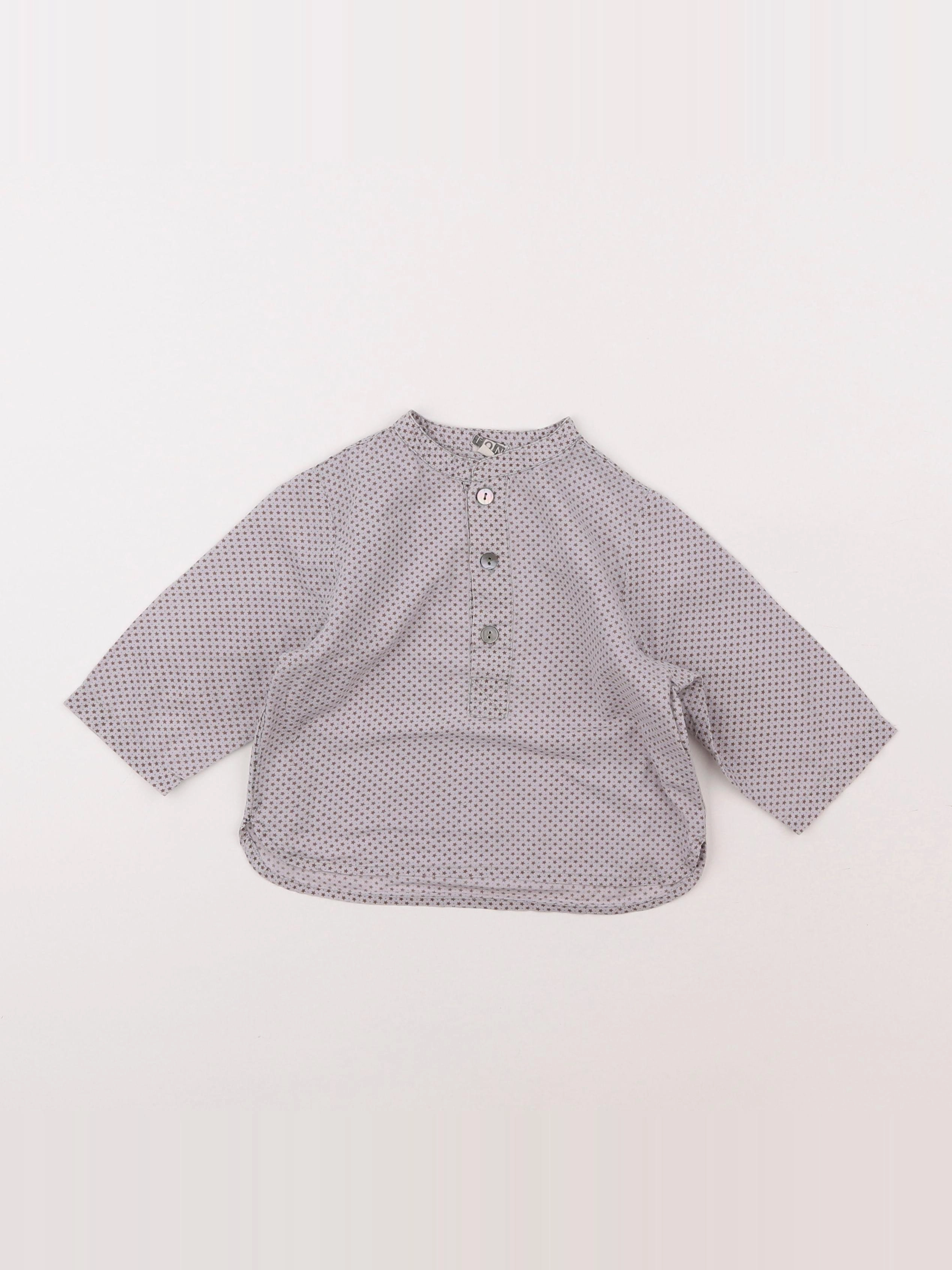 Bonton - blouse rose - 12 mois