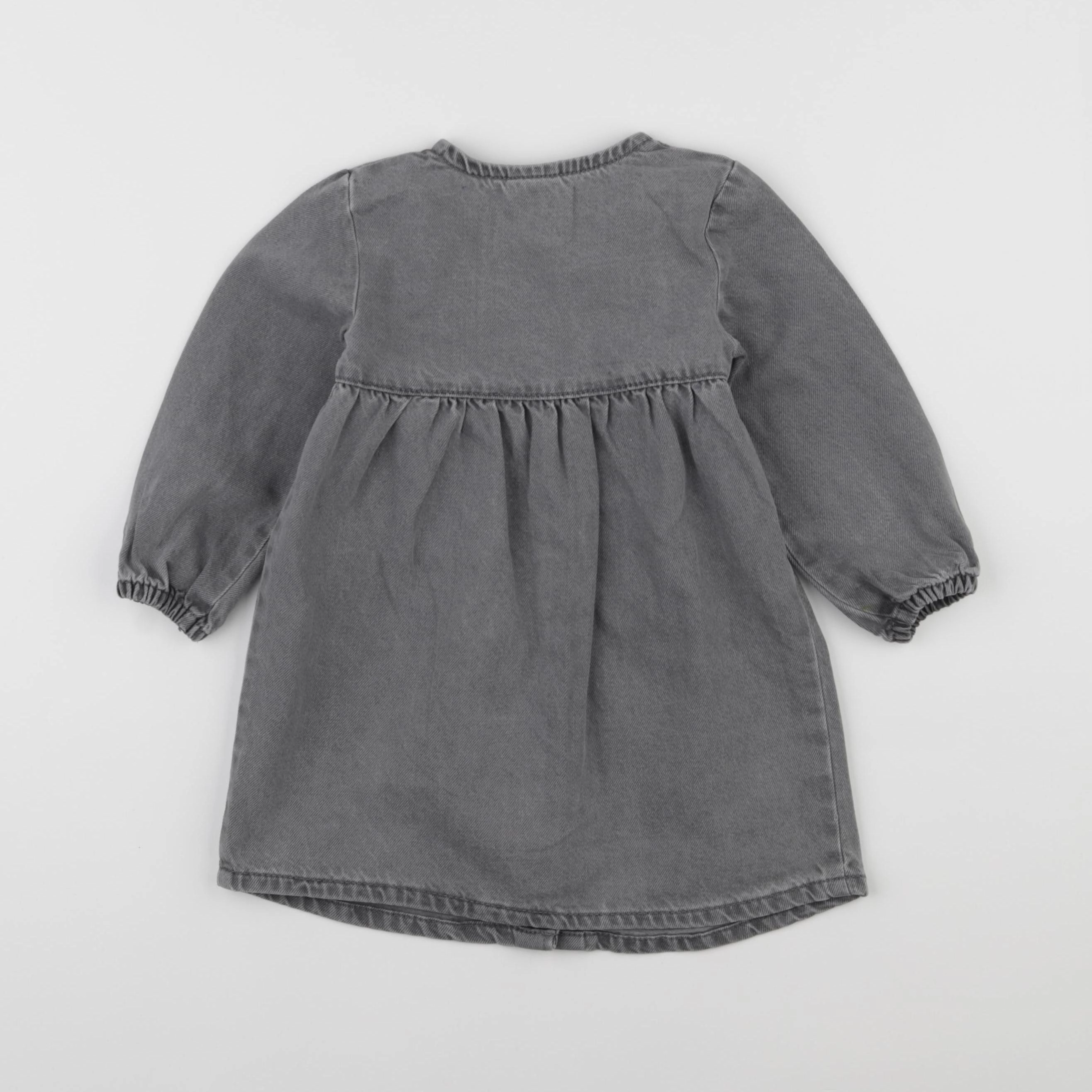 Tape à l'oeil - robe gris - 18 mois