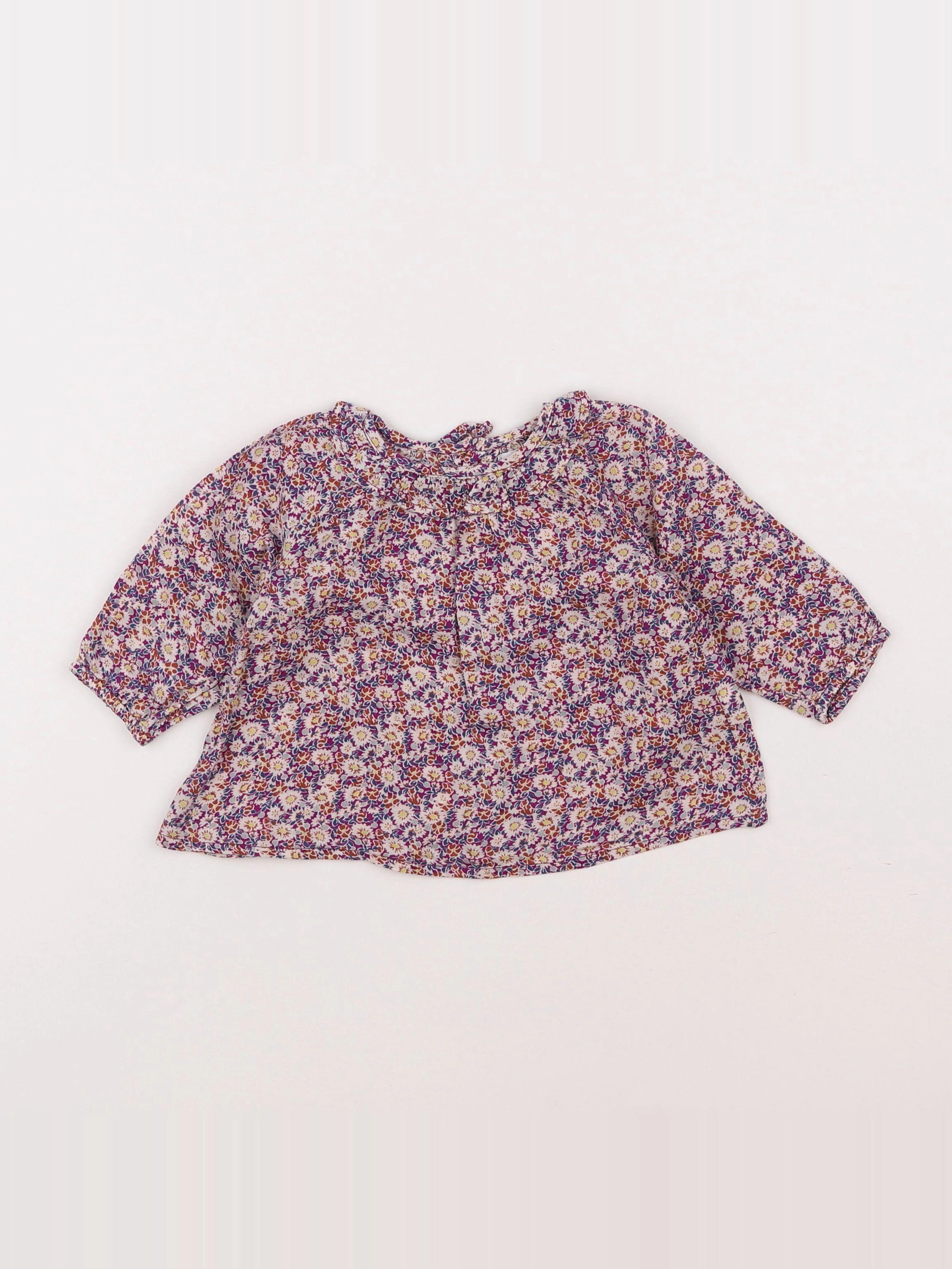 Boutchou - blouse rose - 6 mois