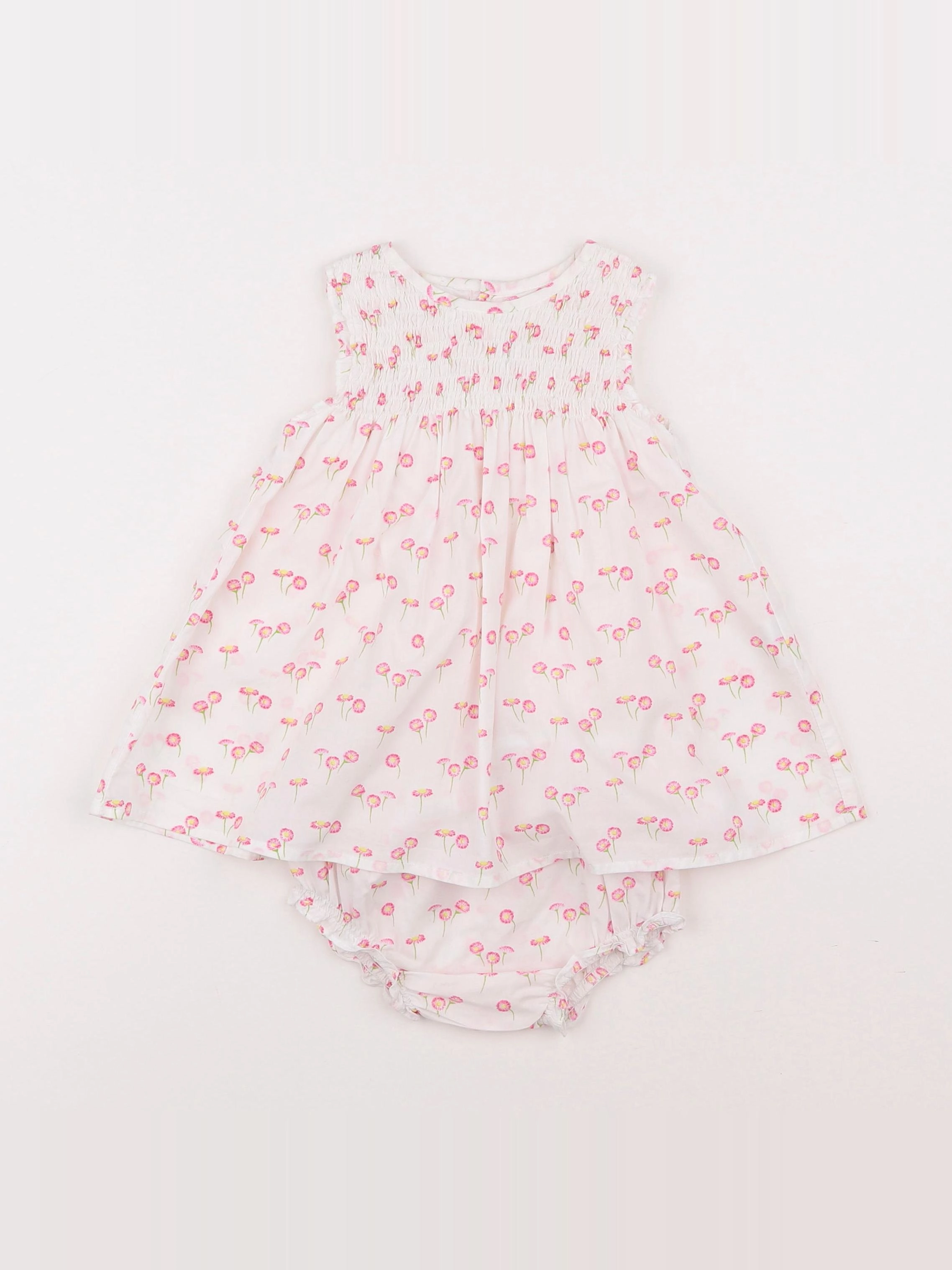Jacadi - robe blanc - 6 mois