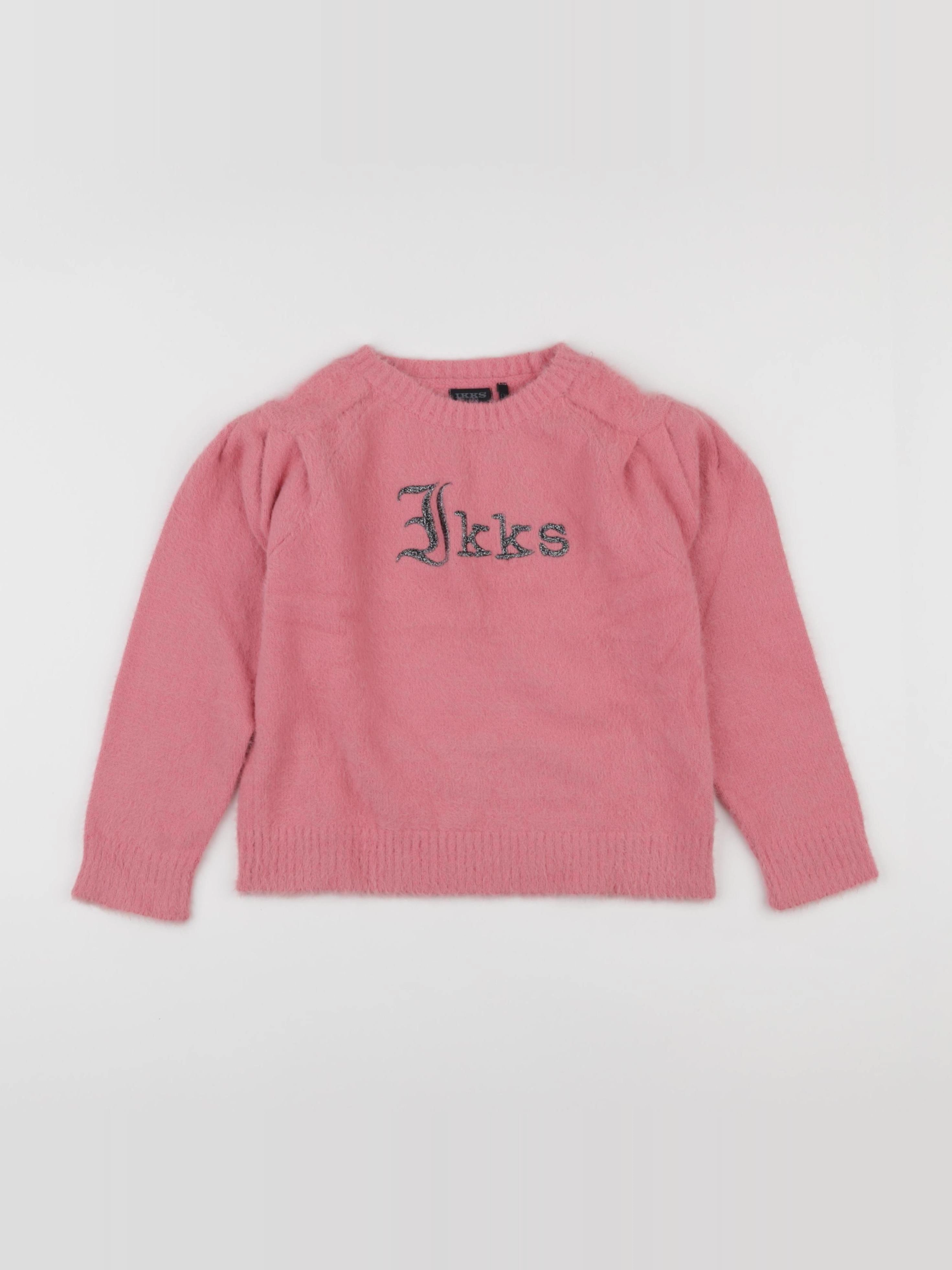 IKKS - pull rose - 6 ans