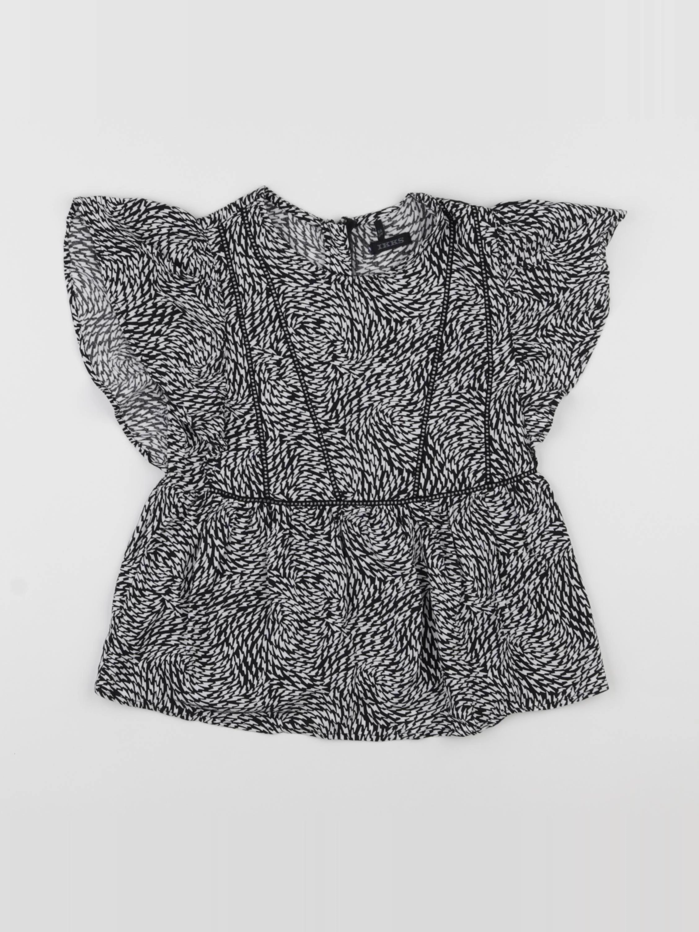 IKKS - blouse noir - 8 ans