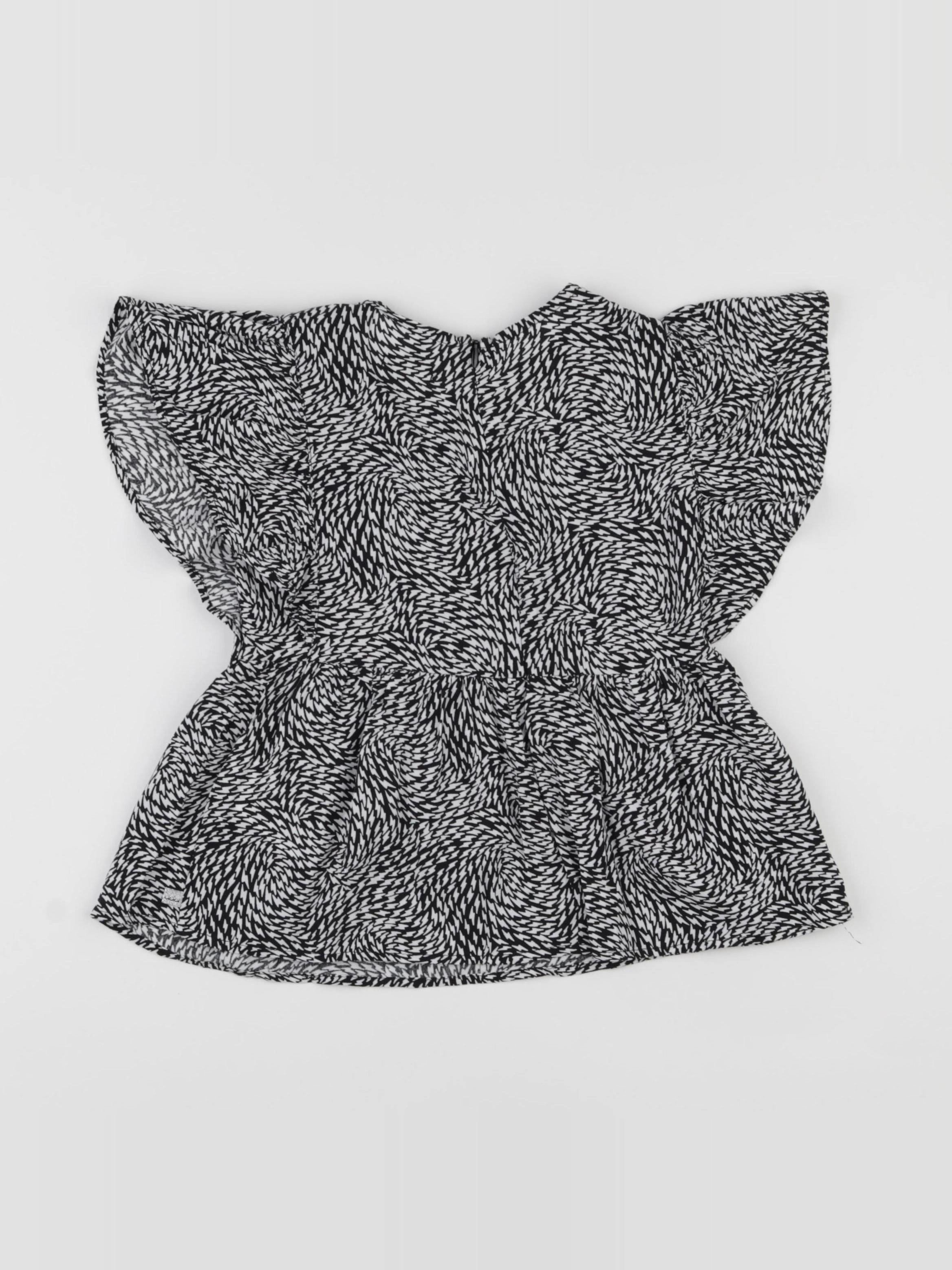 IKKS - blouse noir - 8 ans
