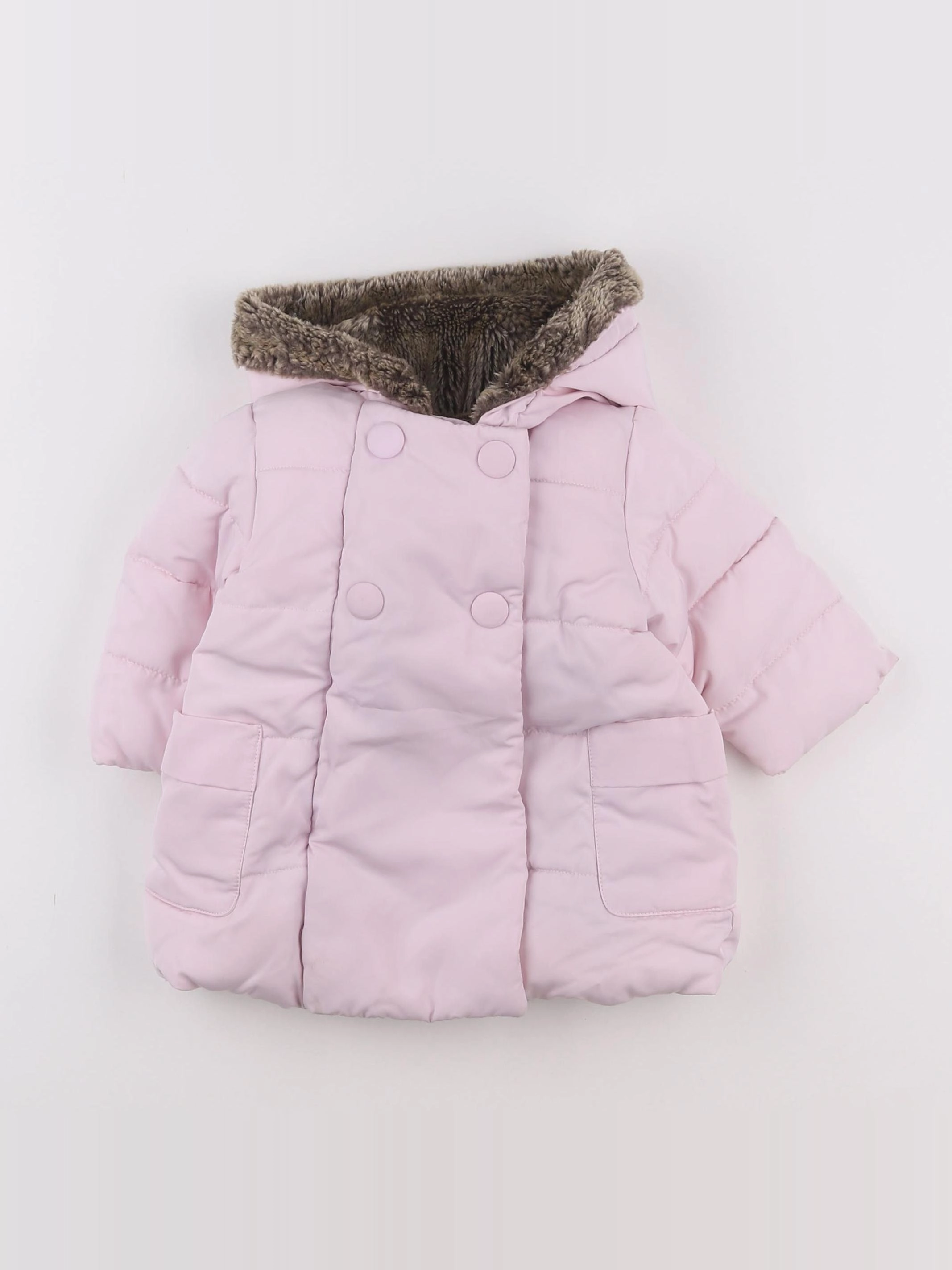 Jacadi - doudoune rose - 6 mois