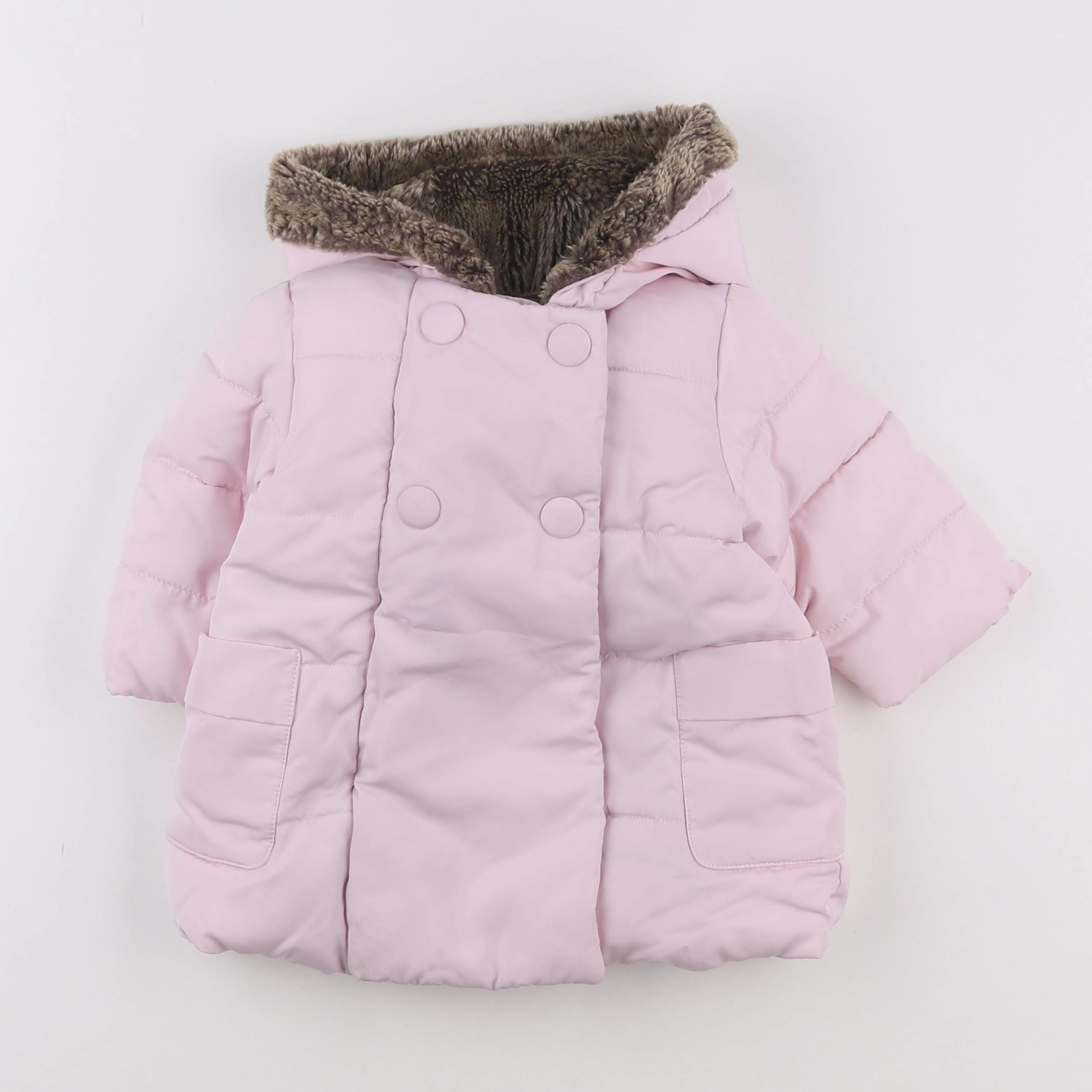 Jacadi - doudoune rose - 6 mois