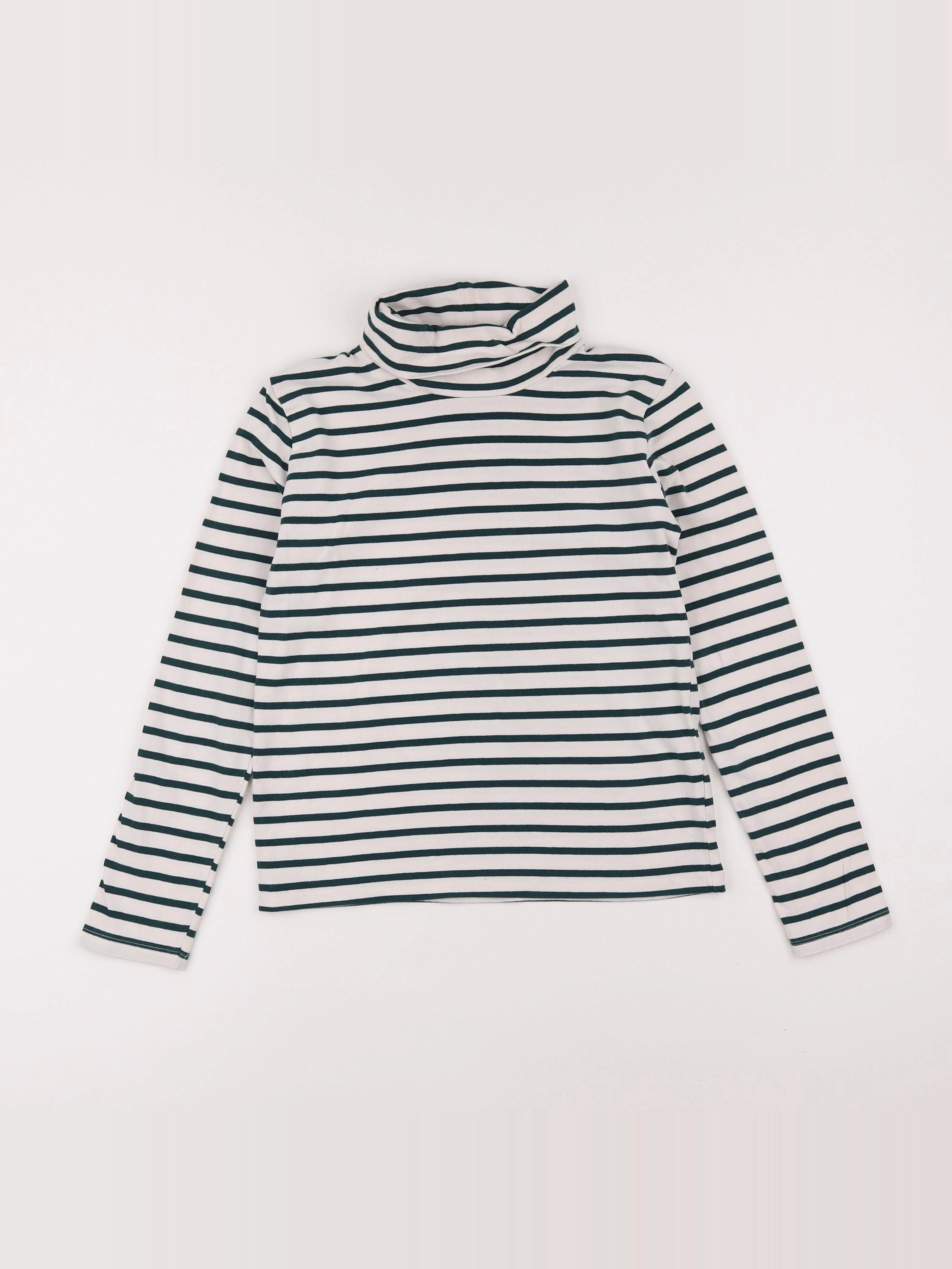 Vertbaudet - sous-pull blanc - 10 ans