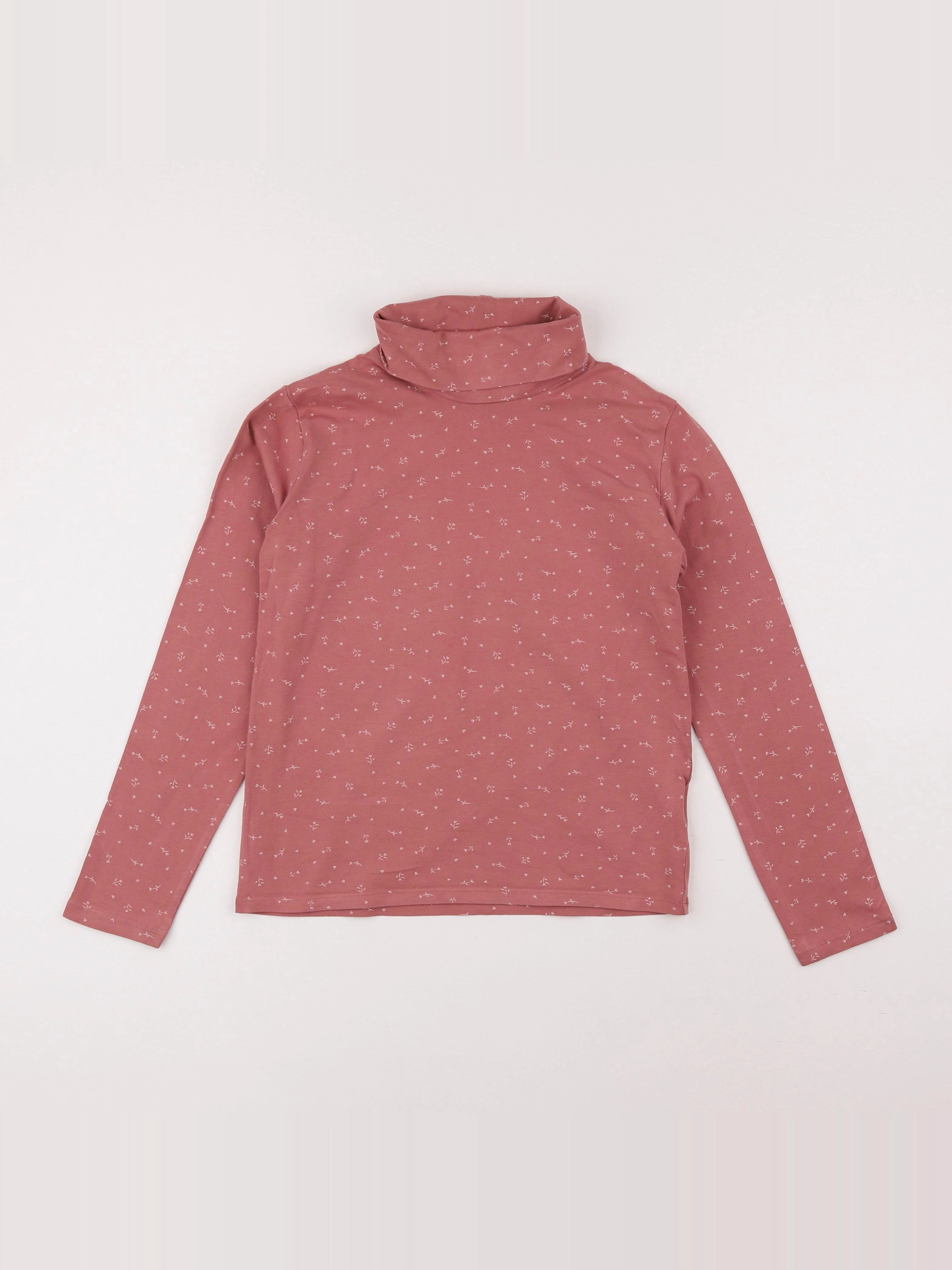 Vertbaudet - sous-pull rose - 10 ans